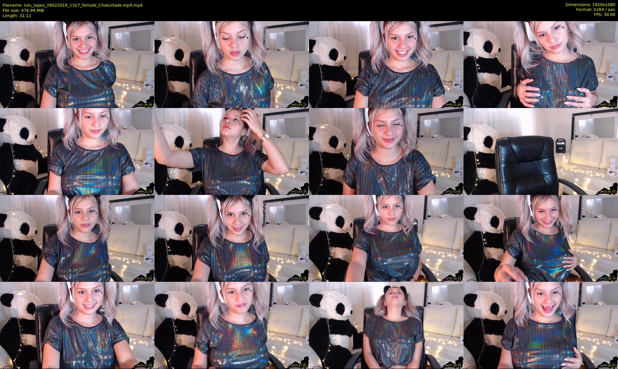 lulu_lopez — 32 minute Chaturbate female cam show recording, 1080p, Feb 26, 2019