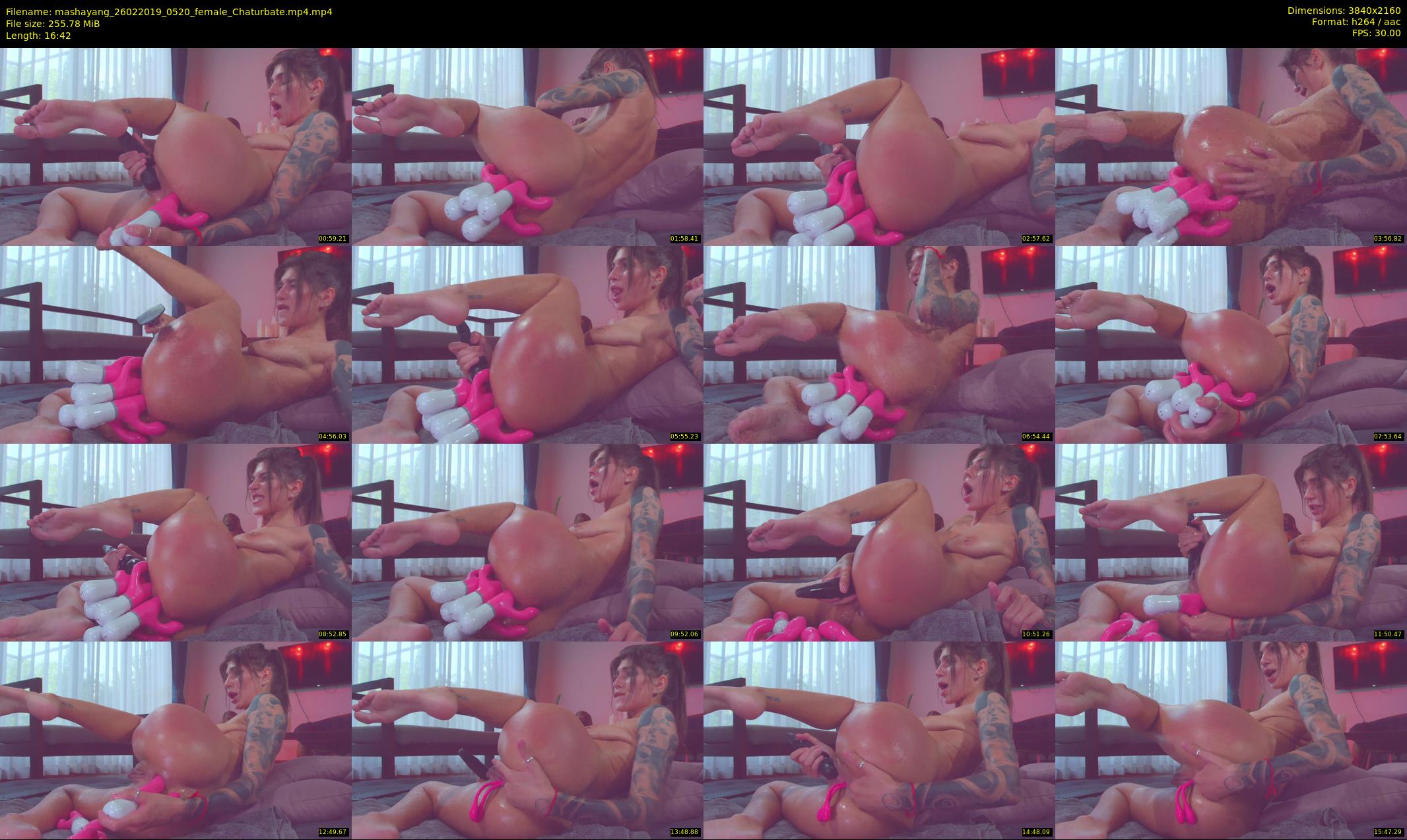 mashayang — 17 minute Chaturbate female cam show recording, 4K, Feb 26, 2019
