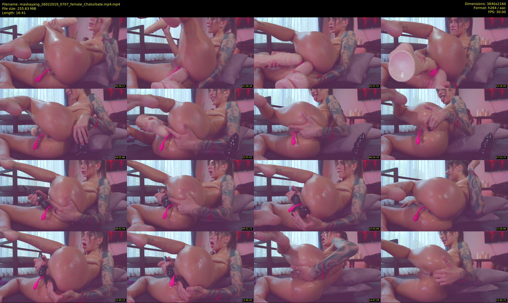 mashayang — 17 minute Chaturbate female cam show recording, 4K, Feb 26, 2019