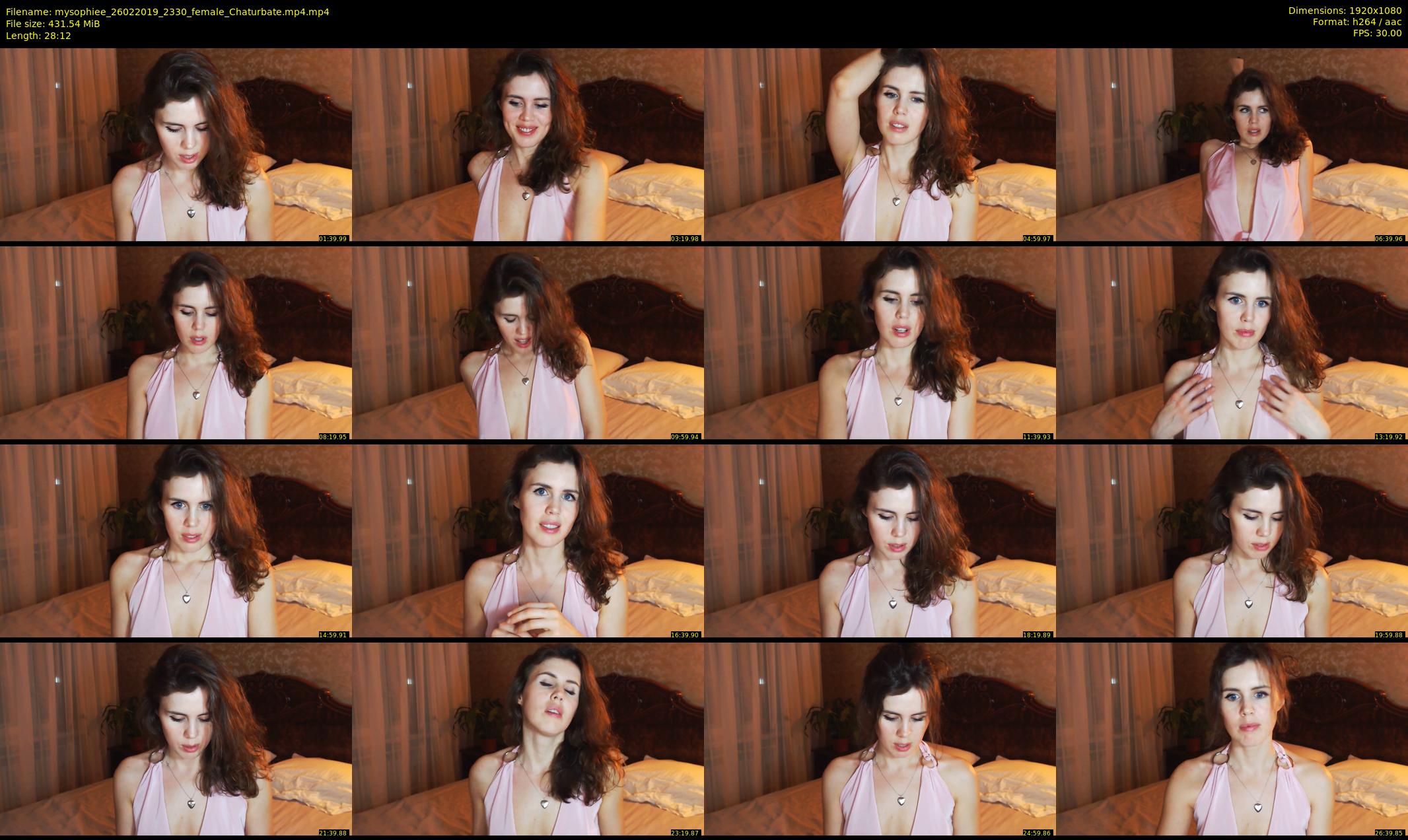 mysophiee — 29 minute Chaturbate female cam show recording, 1080p, Feb 26, 2019