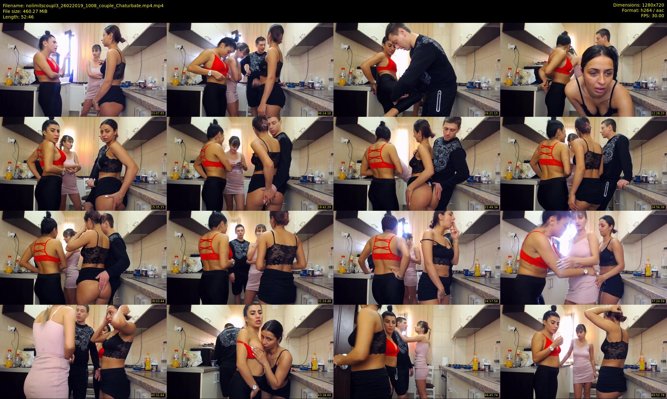 nolimitscoupl3 — 53 minute Chaturbate couple cam show recording, 720p, Feb 26, 2019
