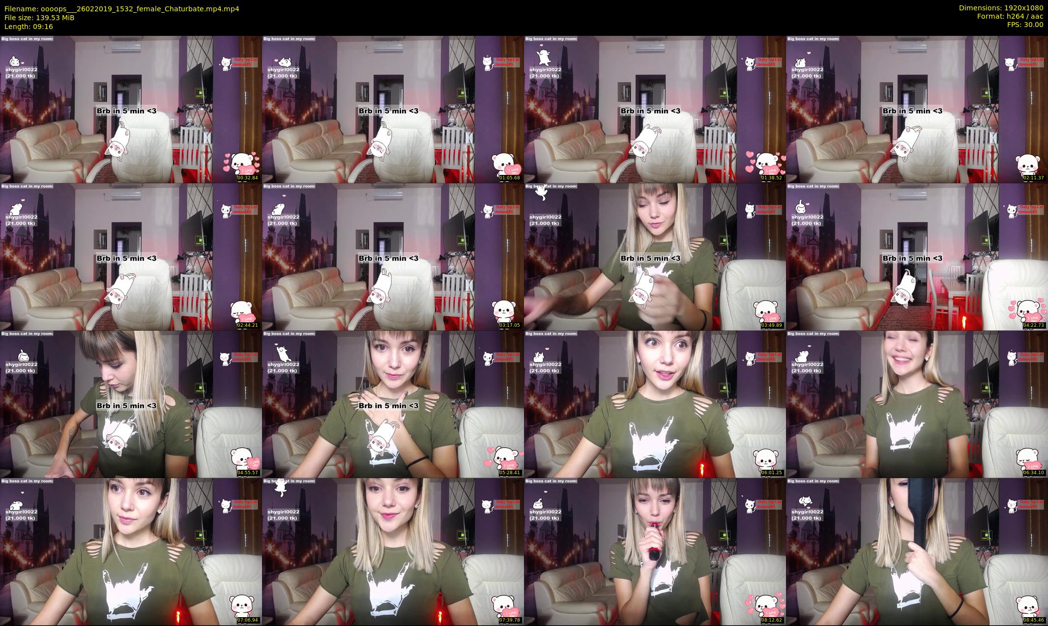 oooops__ — 10 minute Chaturbate female cam show recording, 1080p, Feb 26, 2019
