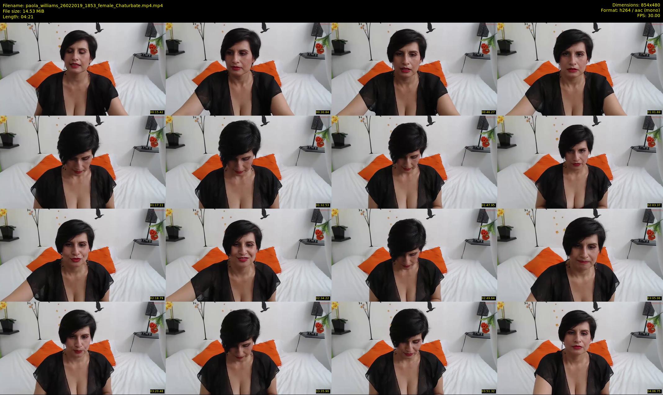 paola_williams — 5 minute Chaturbate female cam show recording, 480p, Feb 26, 2019