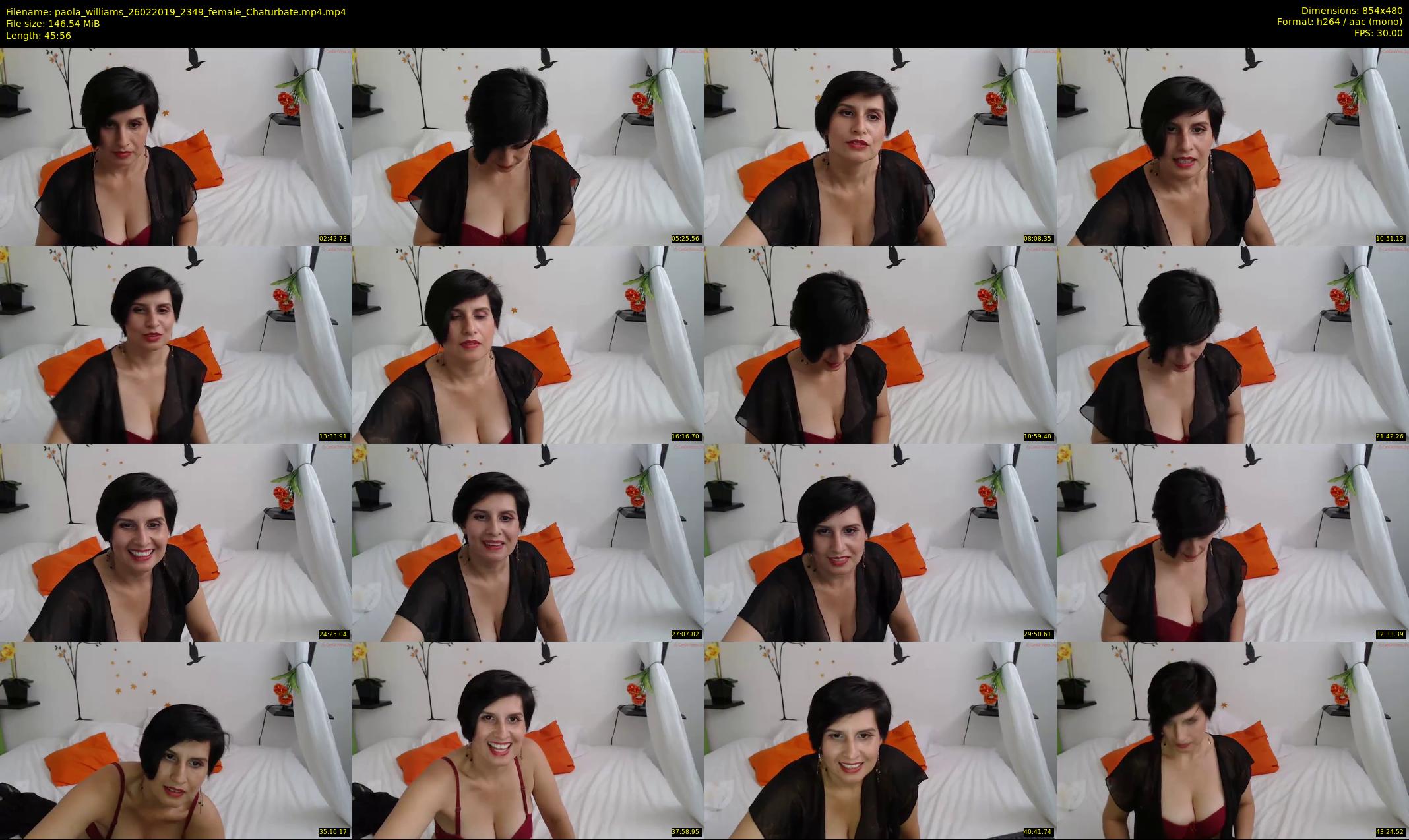 paola_williams — 46 minute Chaturbate female cam show recording, 480p, Feb 26, 2019