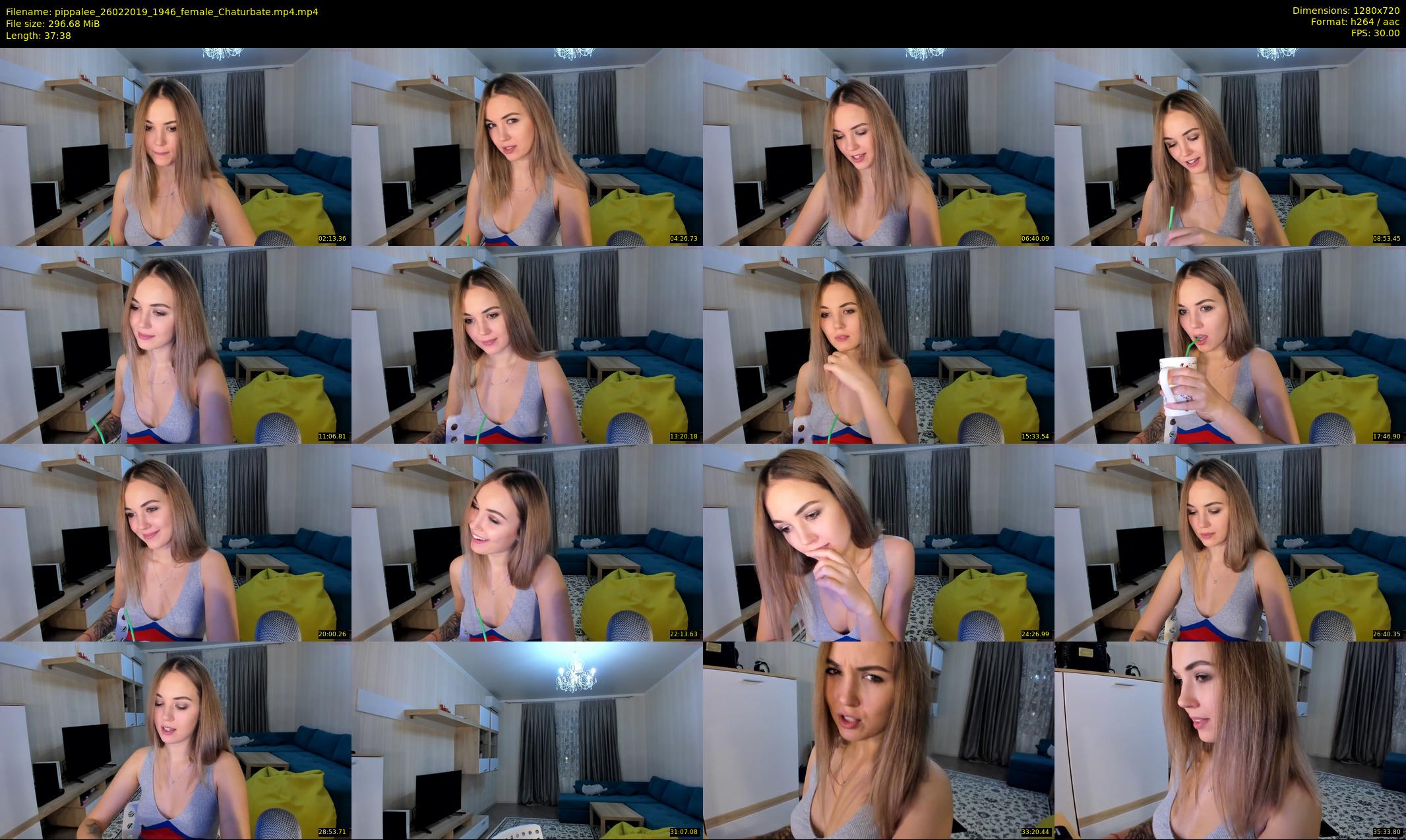 pippalee — 38 minute Chaturbate female cam show recording, 720p, Feb 26, 2019