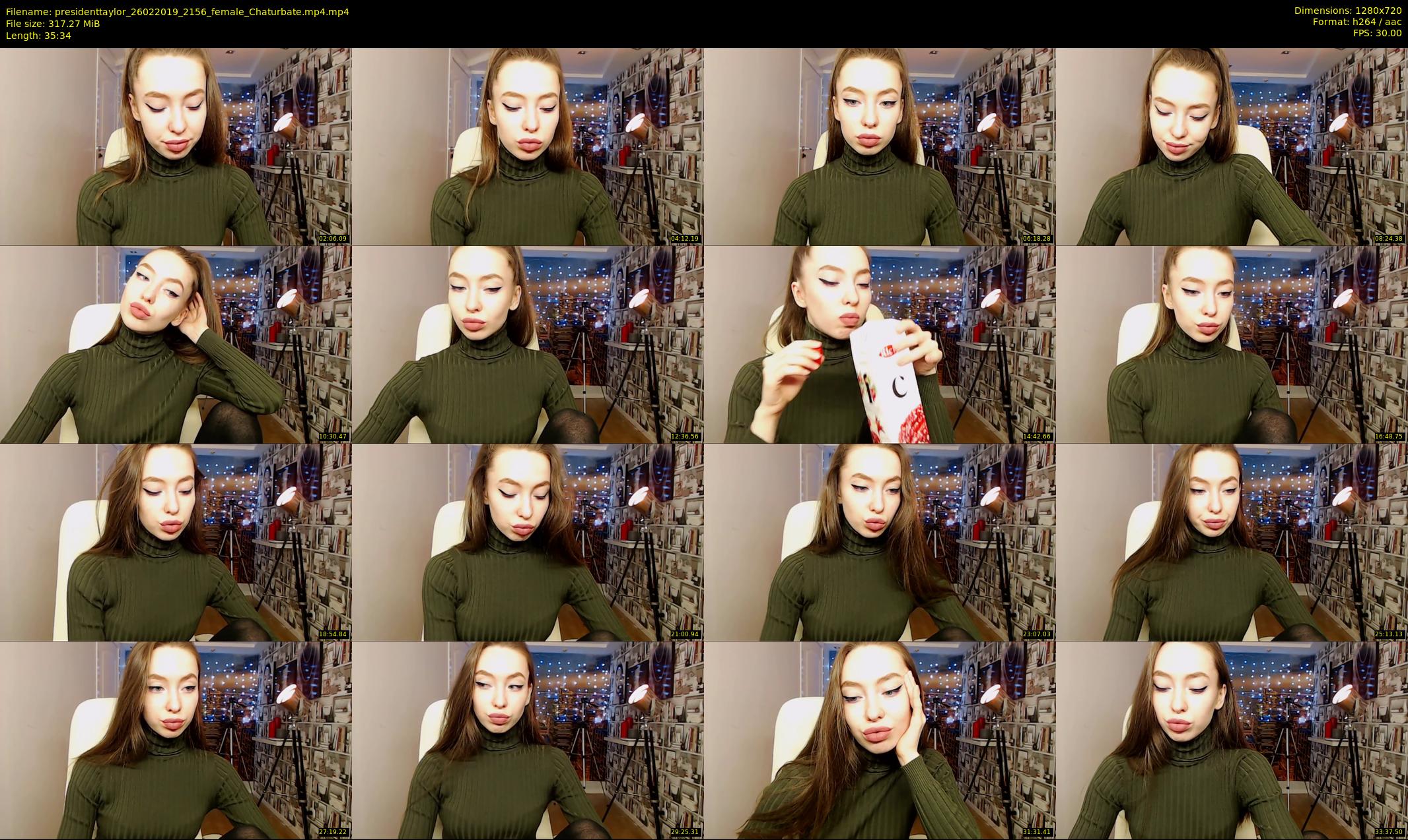 presidenttaylor — 36 minute Chaturbate female cam show recording, 720p, Feb 26, 2019