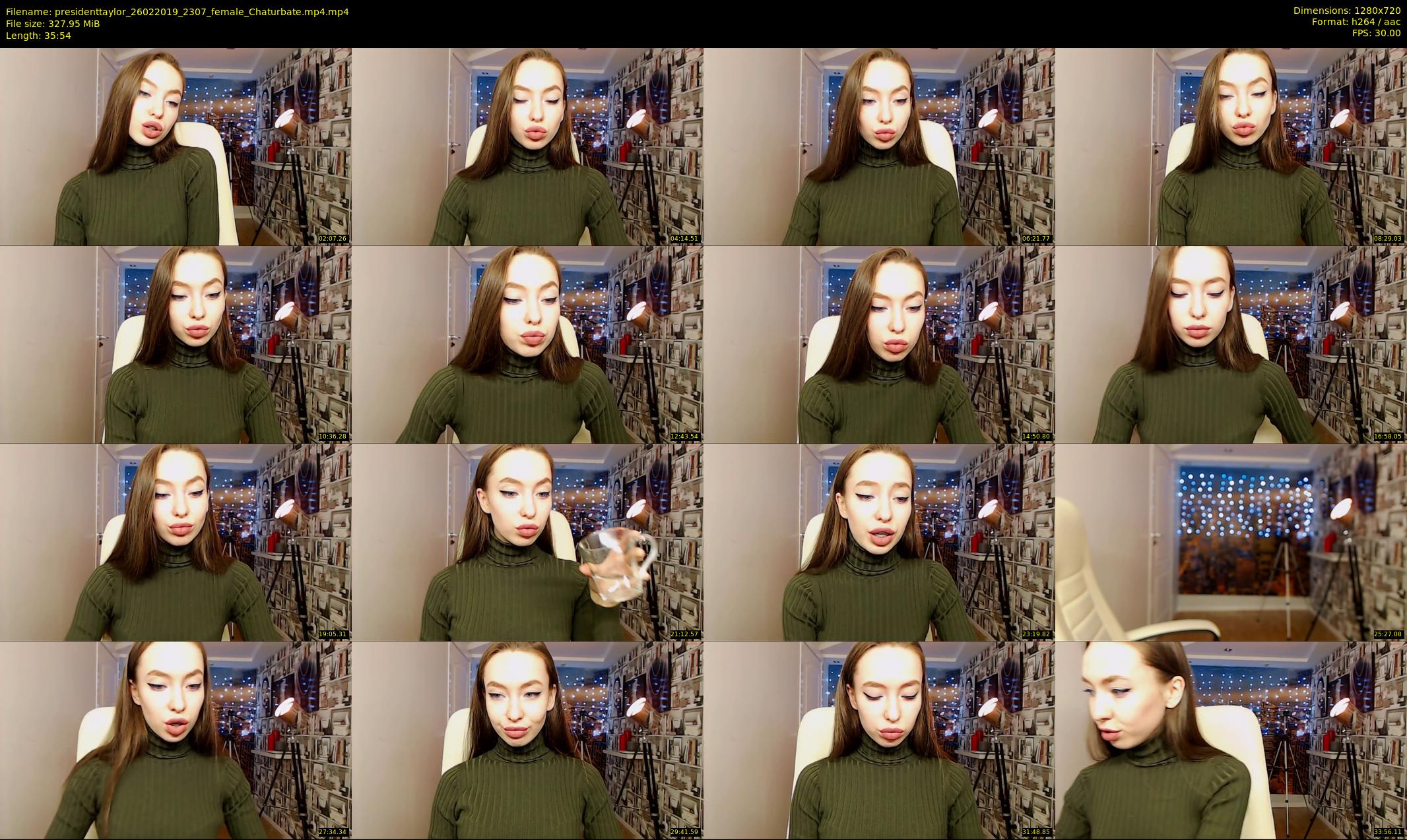 presidenttaylor — 36 minute Chaturbate female cam show recording, 720p, Feb 26, 2019