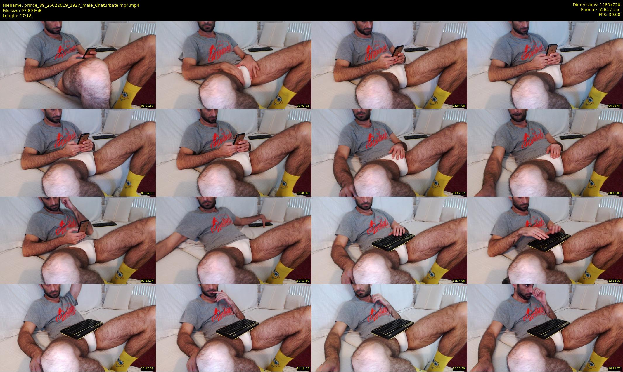 prince_89 — 18 minute Chaturbate male cam show recording, 720p, Feb 26, 2019