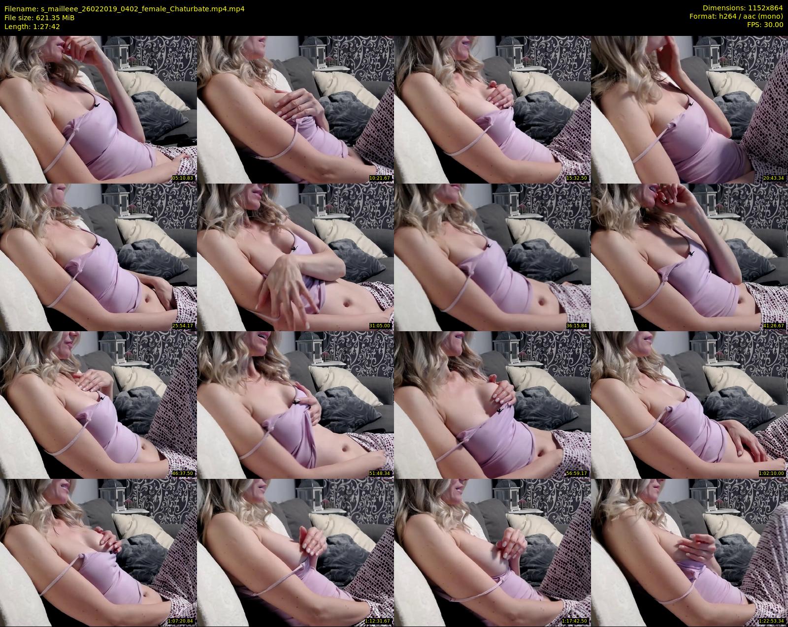 s_mailleee — 88 minute Chaturbate female cam show recording, 720p, Feb 26, 2019