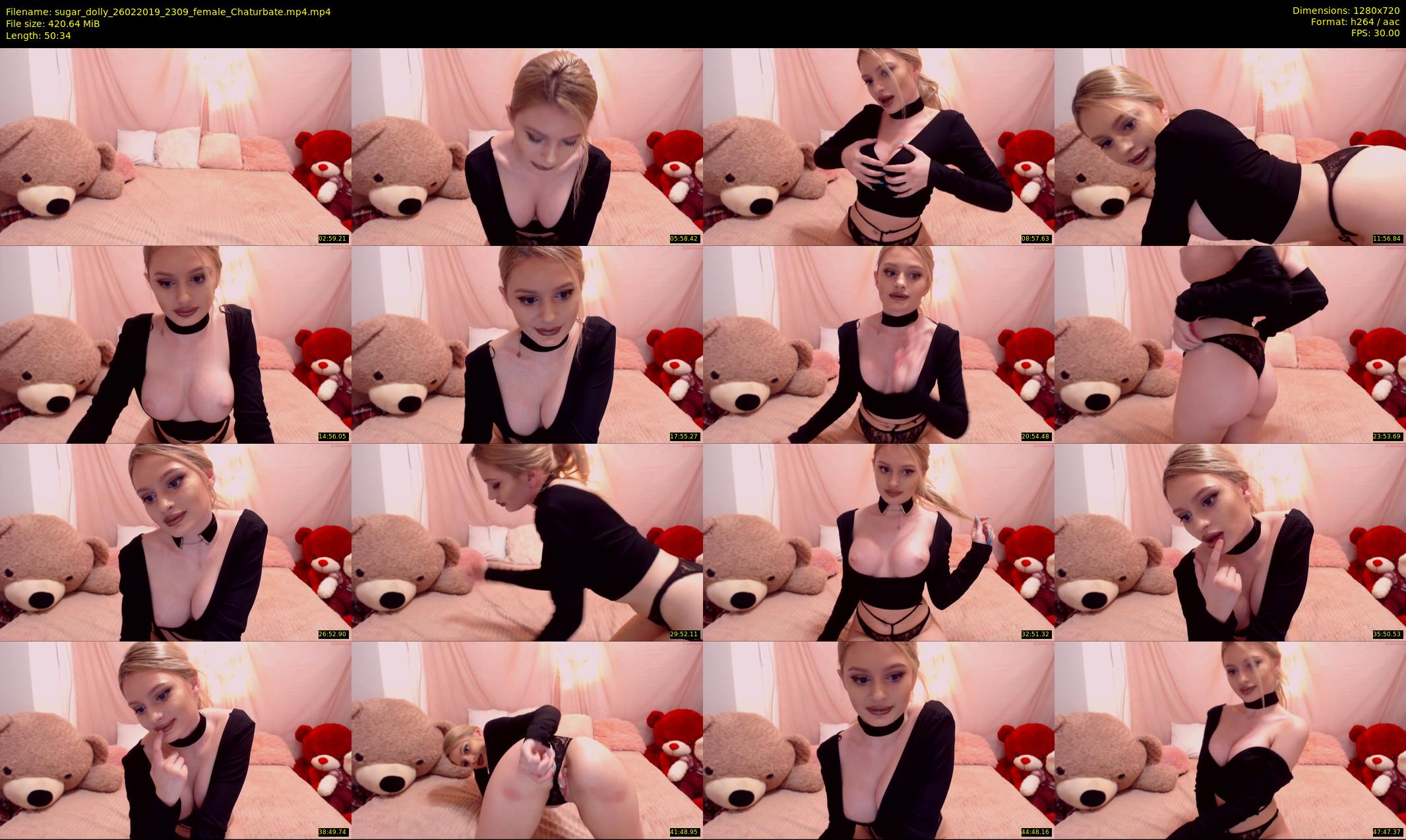 sugar_dolly — 51 minute Chaturbate female cam show recording, 720p, Feb 26, 2019