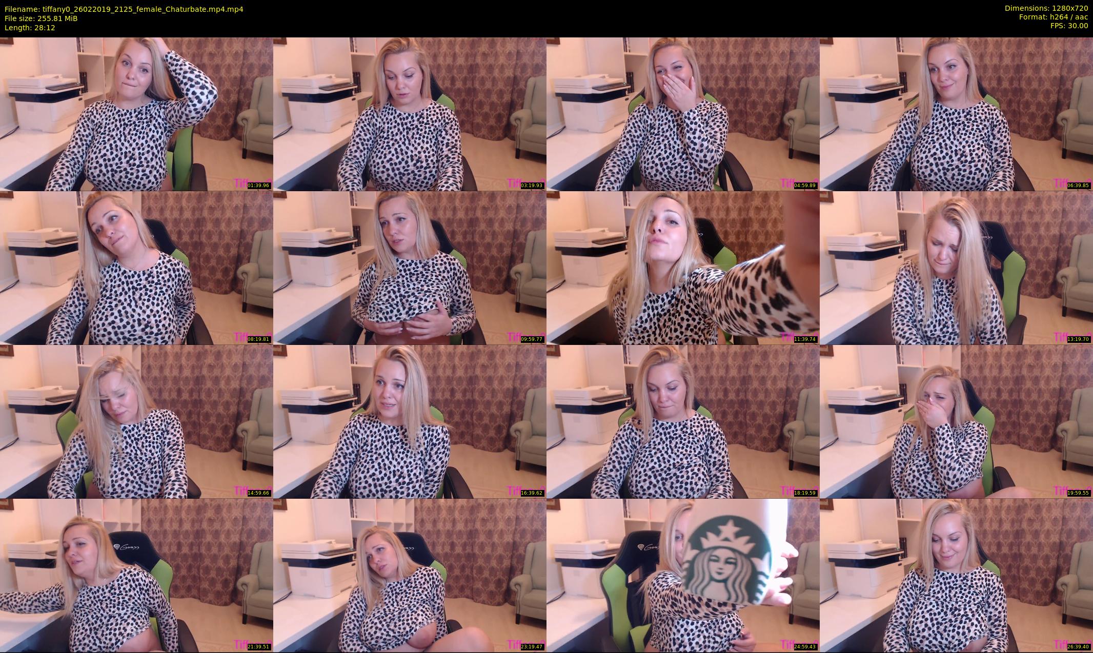 tiffany0 — 29 minute Chaturbate female cam show recording, 720p, Feb 26, 2019