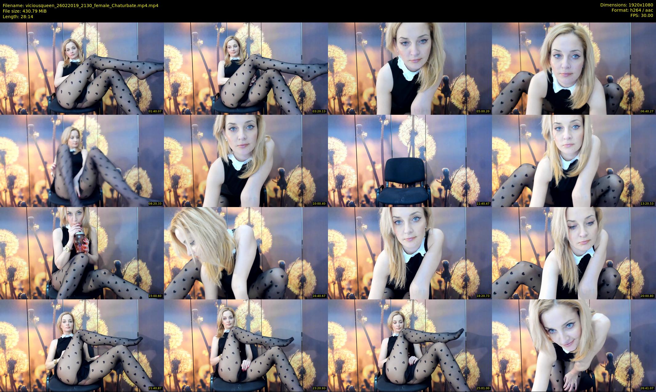 viciousqueen — 29 minute Chaturbate female cam show recording, 1080p, Feb 26, 2019