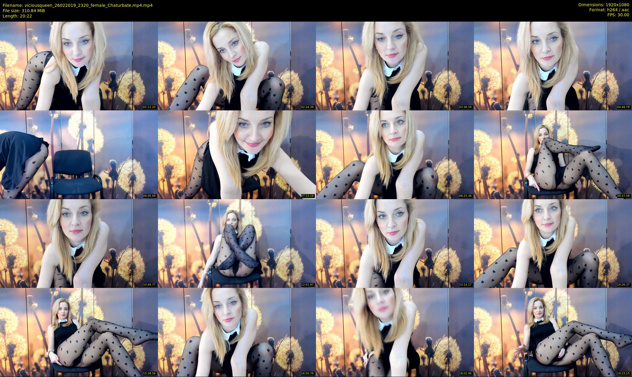 viciousqueen — 21 minute Chaturbate female cam show recording, 1080p, Feb 26, 2019