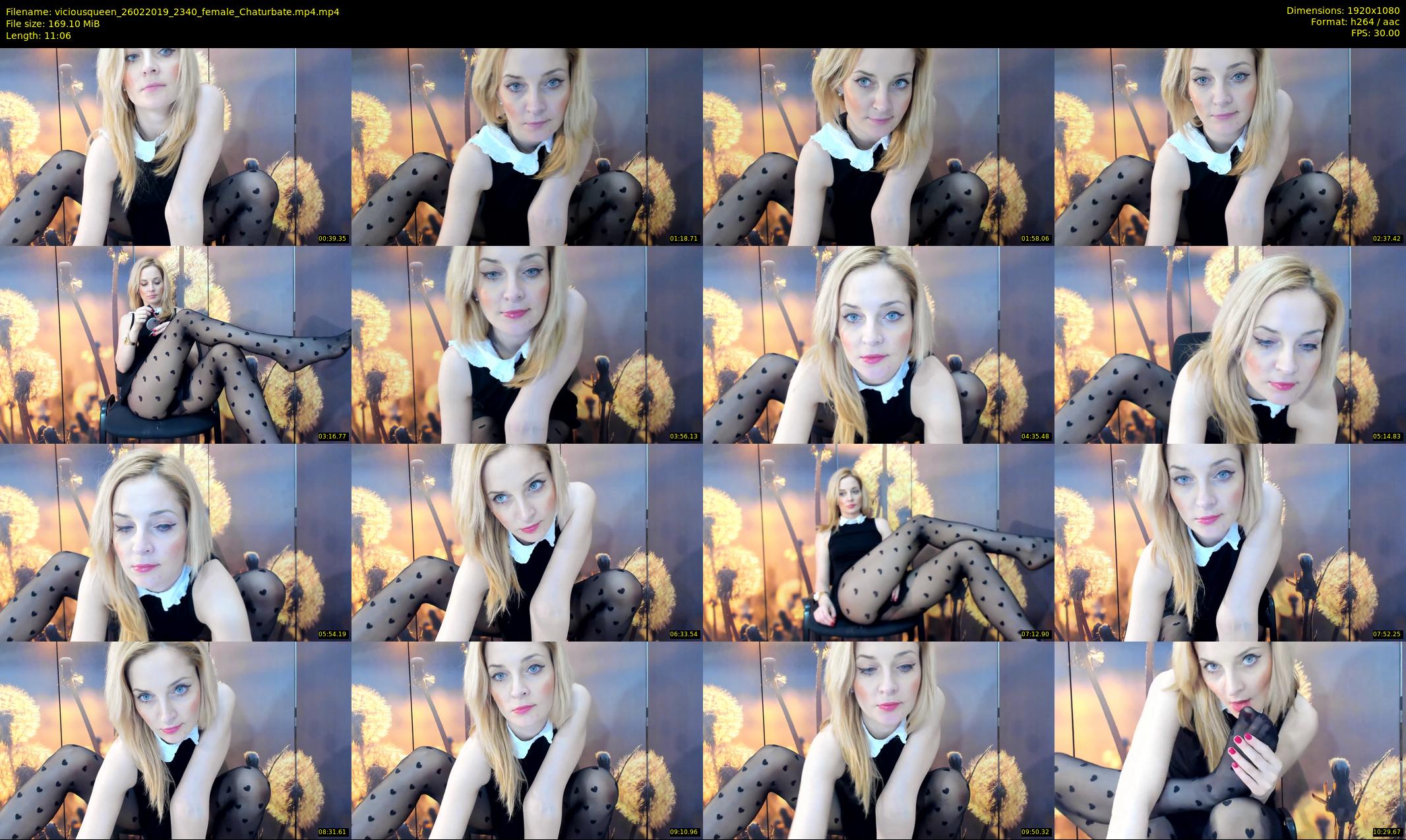 viciousqueen — 12 minute Chaturbate female cam show recording, 1080p, Feb 26, 2019