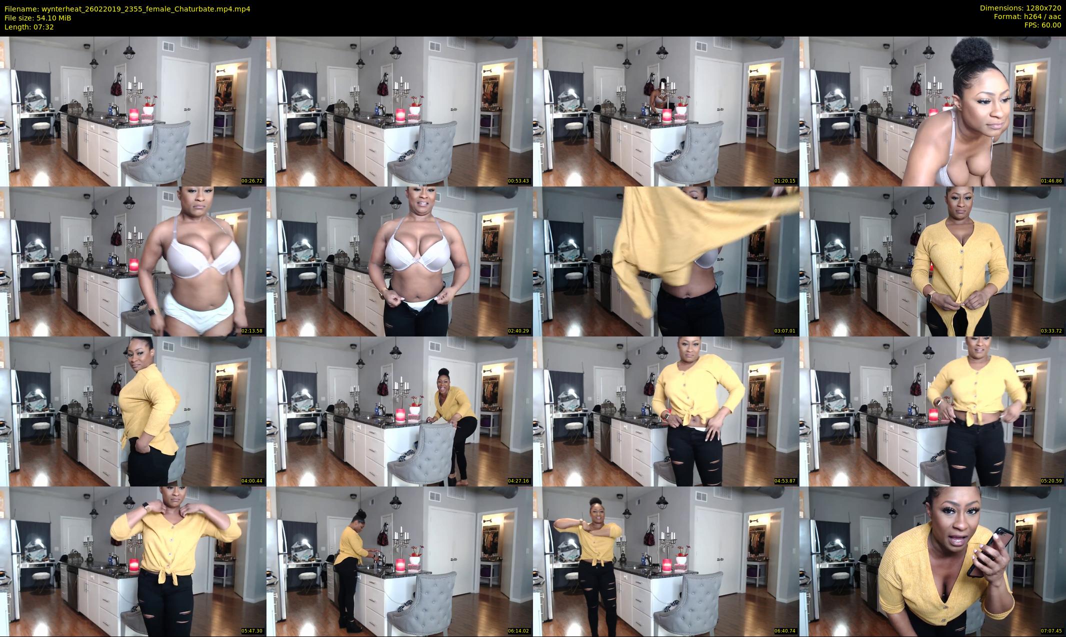 wynterheat — 8 minute Chaturbate female cam show recording, 720p, Feb 26, 2019