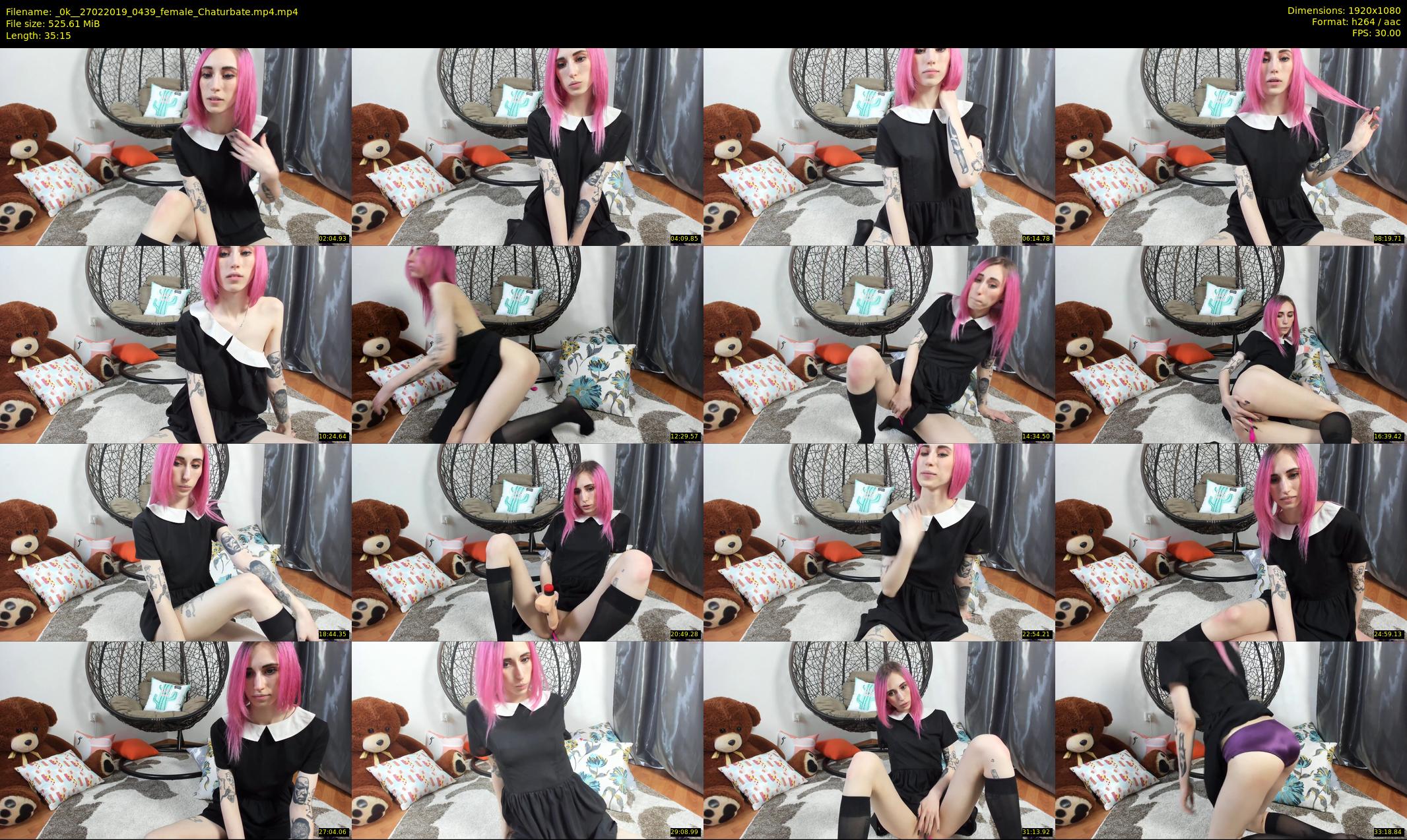 _0k_ — 36 minute Chaturbate female cam show recording, 1080p, Feb 27, 2019