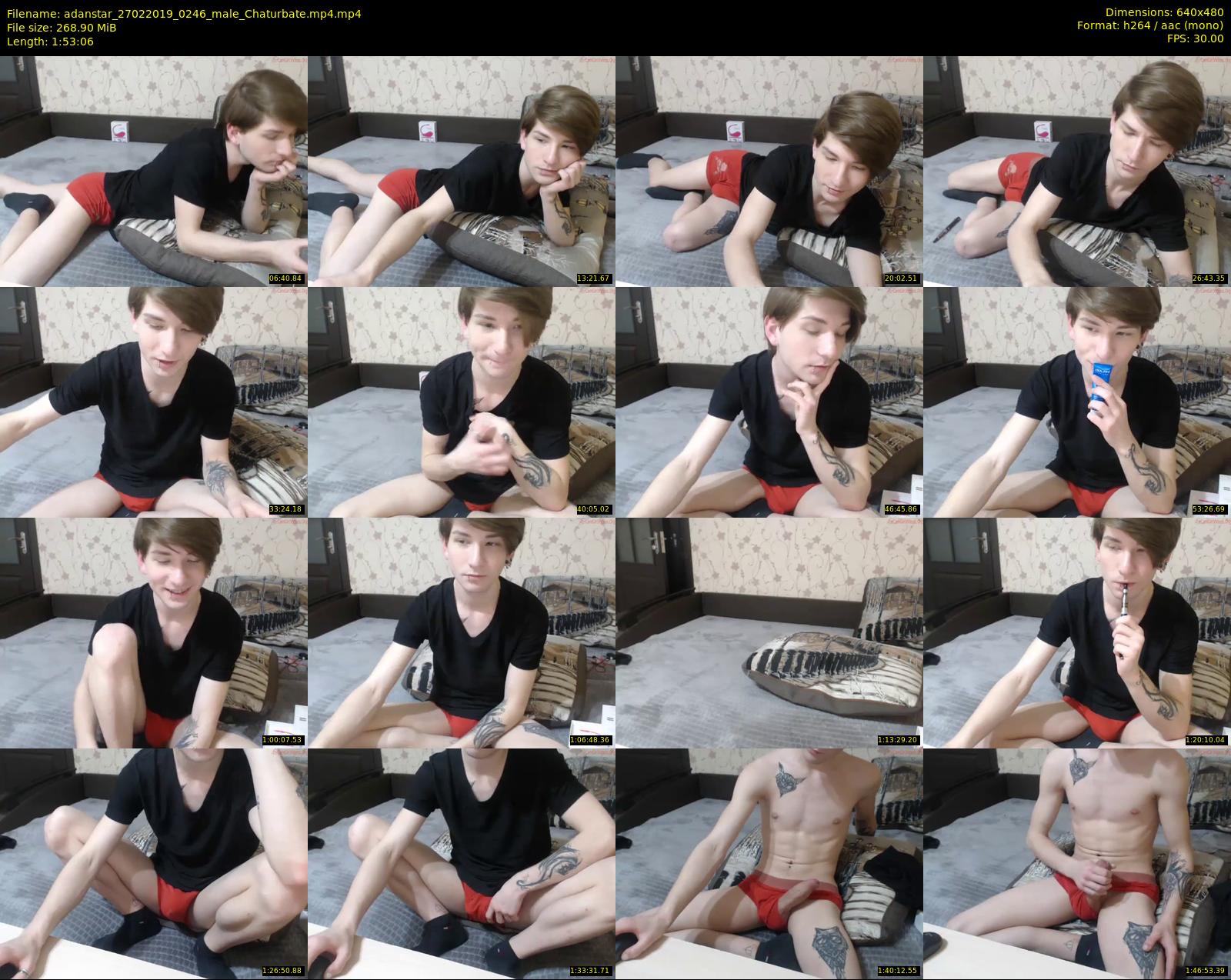 adanstar — 114 minute Chaturbate male cam show recording, 480p, Feb 27, 2019