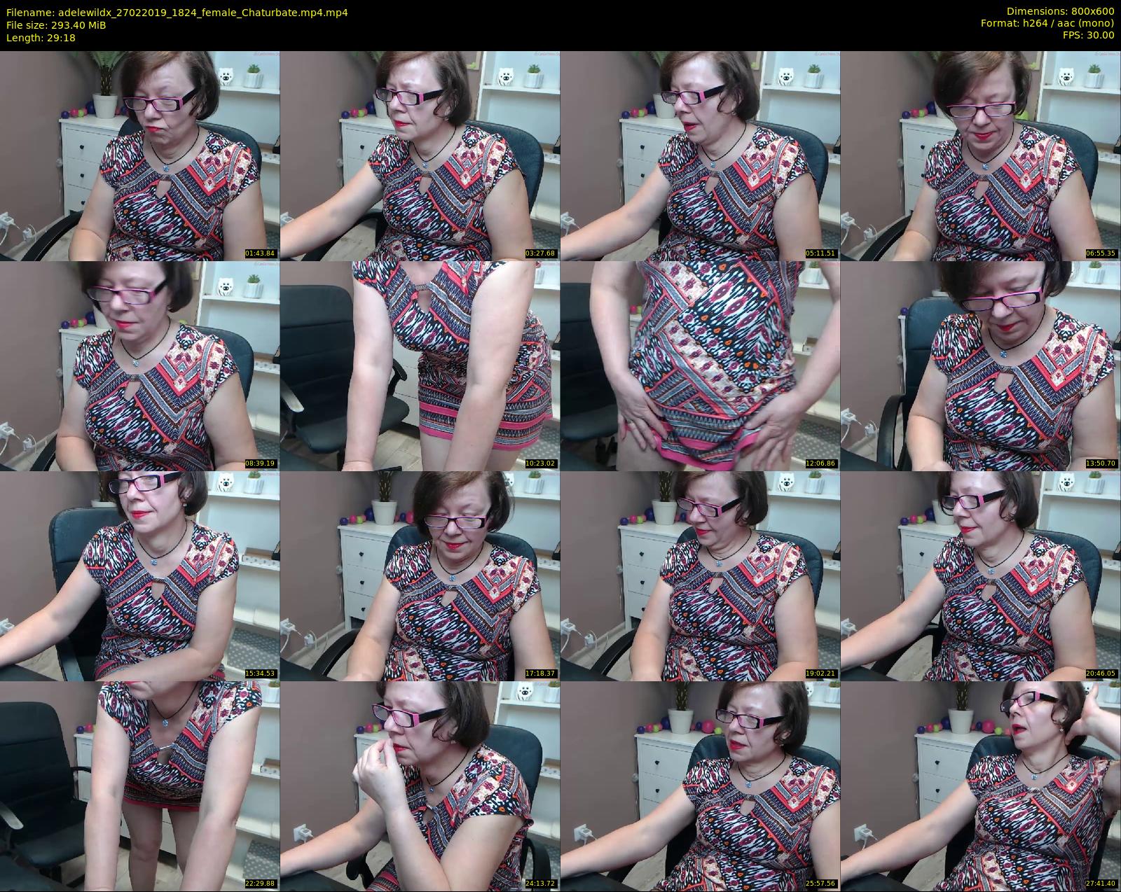 adelewildx — 30 minute Chaturbate female cam show recording, 480p, Feb 27, 2019