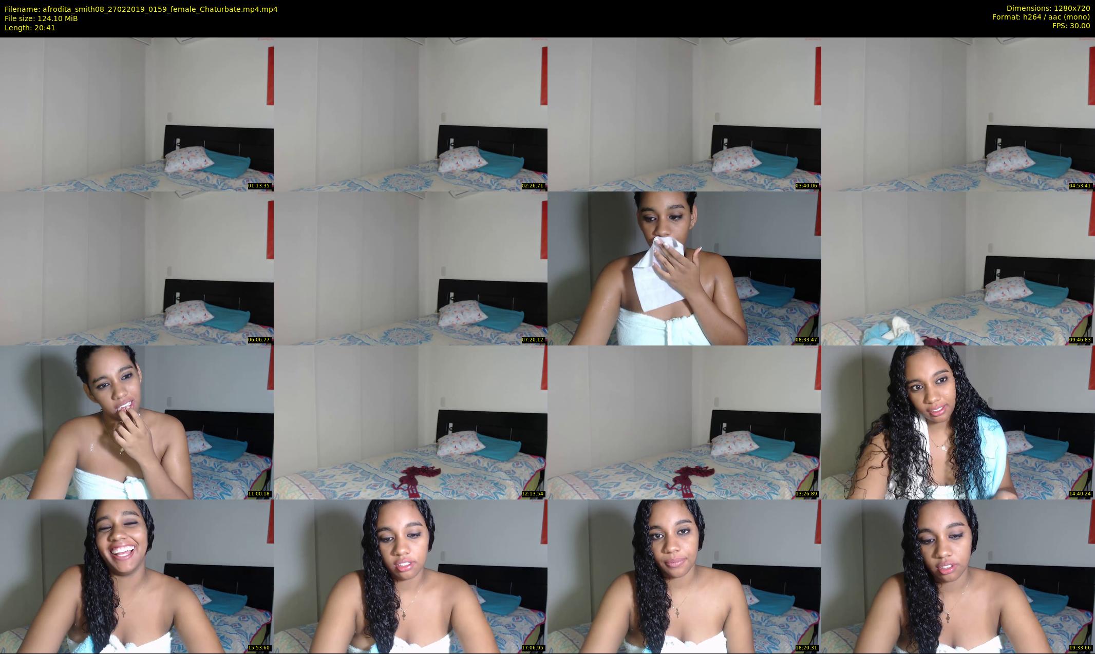 afrodita_smith08 — 21 minute Chaturbate female cam show recording, 720p, Feb 27, 2019