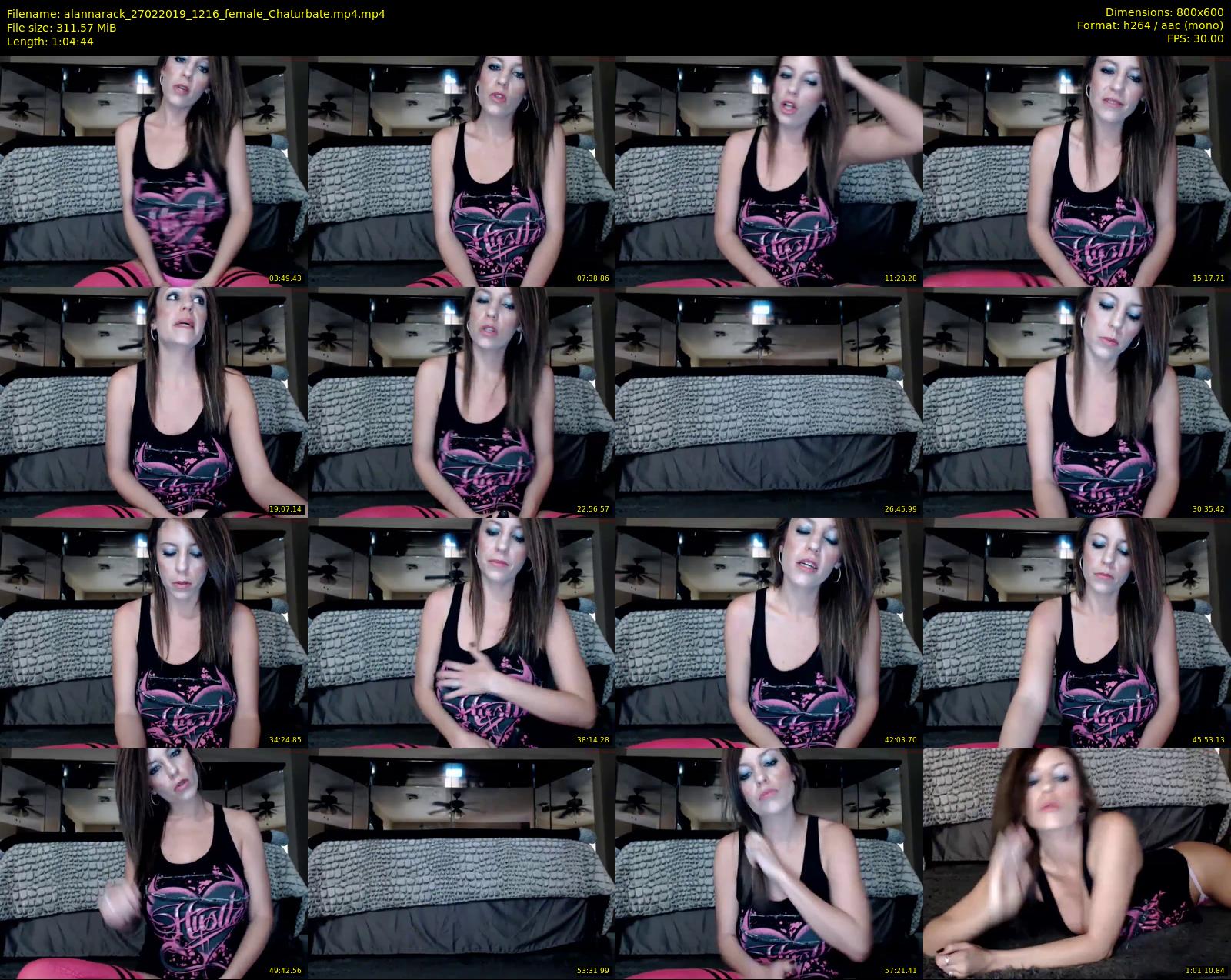 alannarack — 65 minute Chaturbate female cam show recording, 480p, Feb 27, 2019