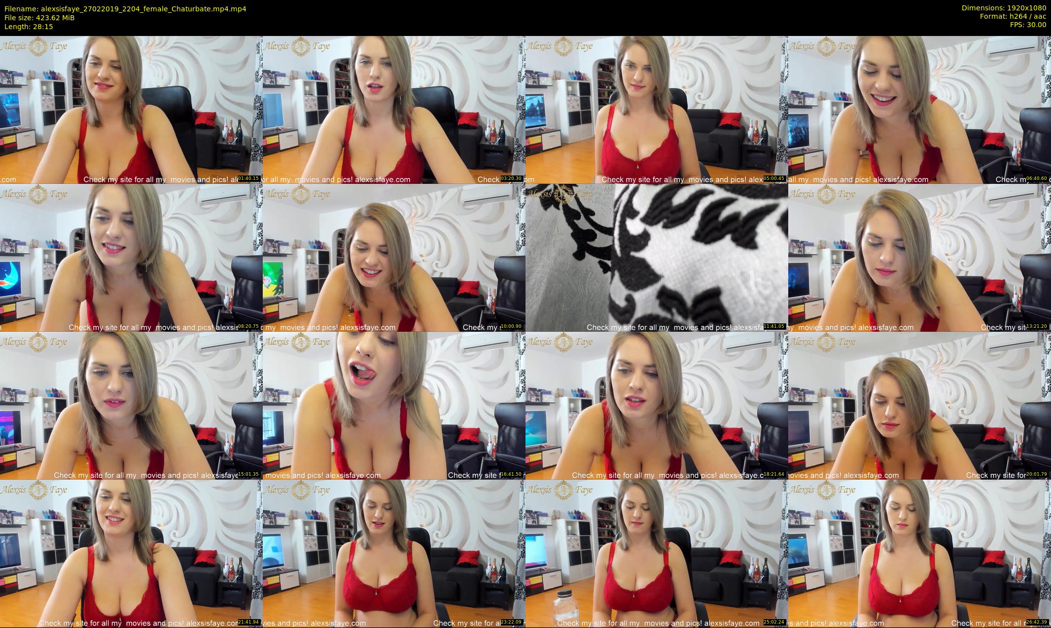 alexsisfaye — 29 minute Chaturbate female cam show recording, 1080p, Feb 27, 2019