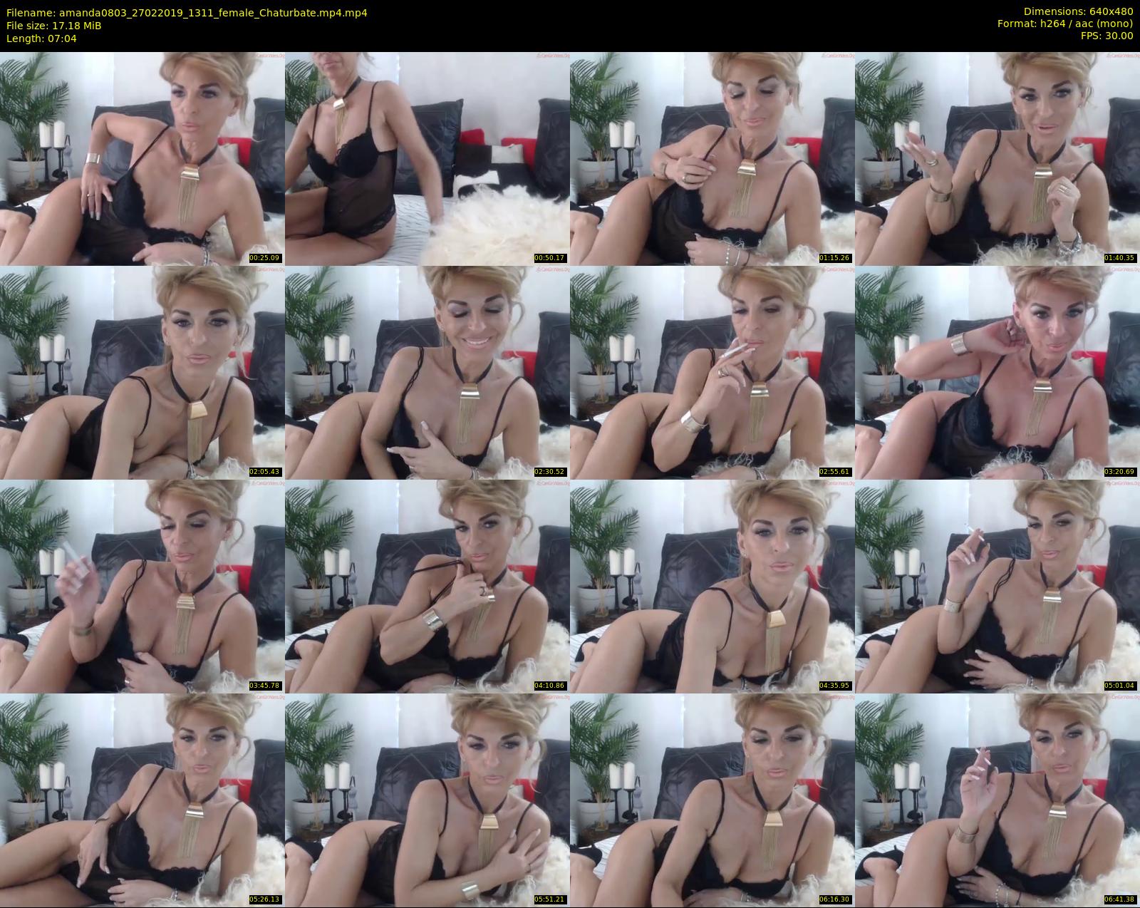 amanda0803 — 8 minute Chaturbate female cam show recording, 480p, Feb 27, 2019