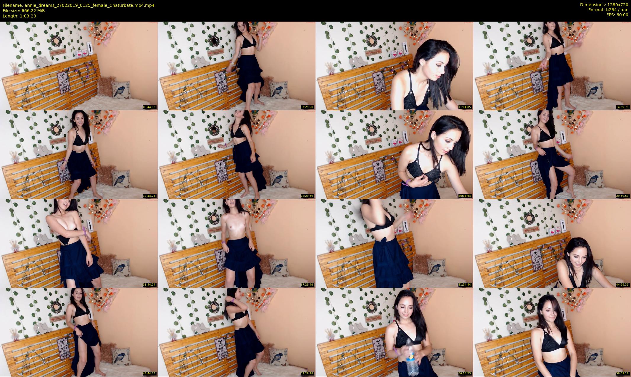 annie_dreams — 64 minute Chaturbate female cam show recording, 720p, Feb 27, 2019