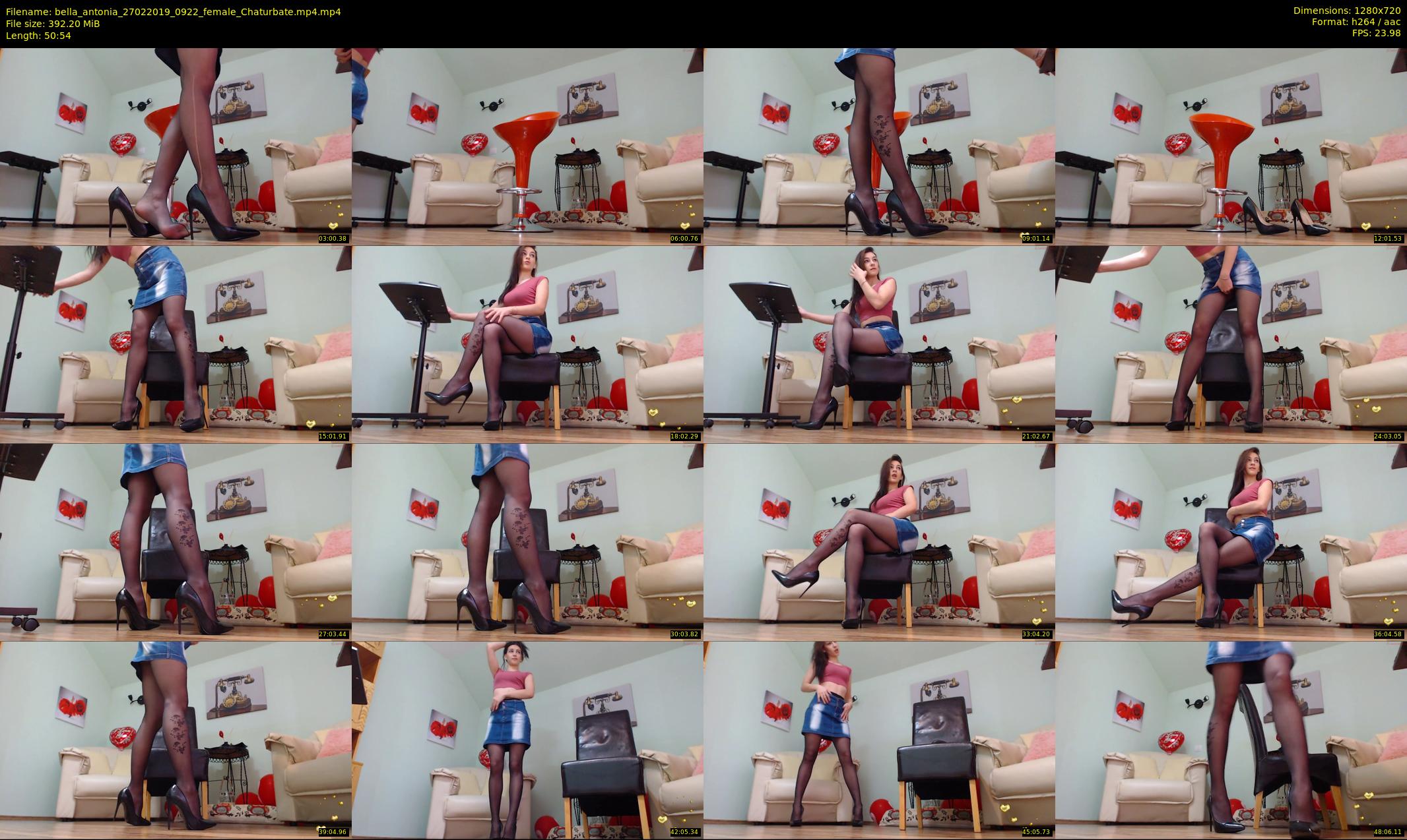 bella_antonia — 51 minute Chaturbate female cam show recording, 720p, Feb 27, 2019