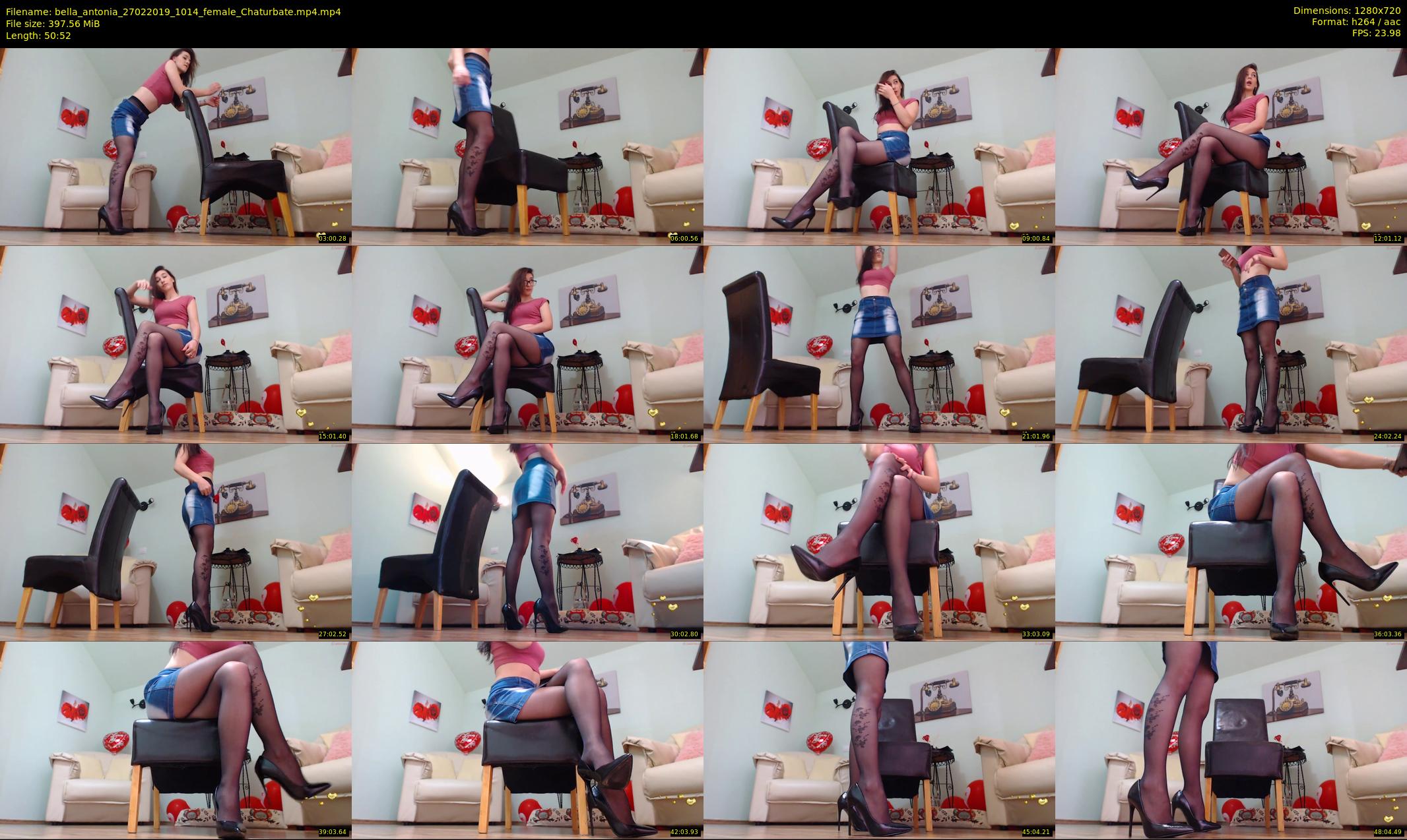 bella_antonia — 51 minute Chaturbate female cam show recording, 720p, Feb 27, 2019