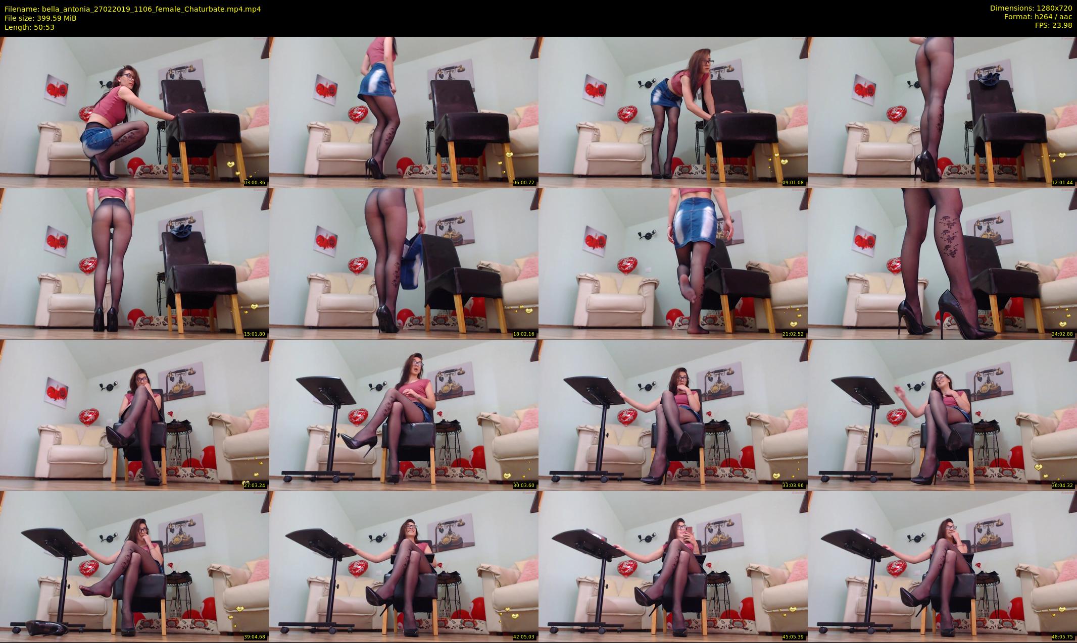 bella_antonia — 51 minute Chaturbate female cam show recording, 720p, Feb 27, 2019