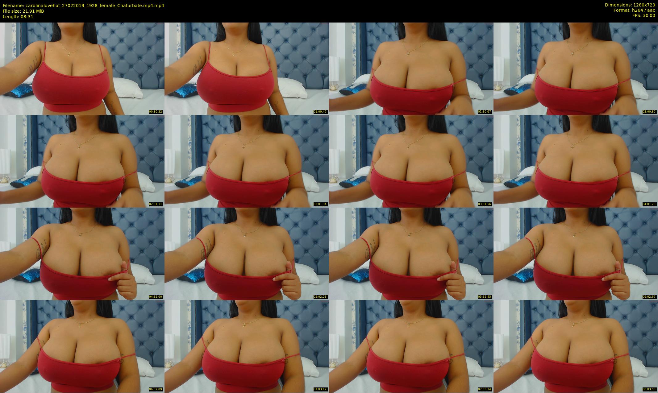 carolinalovehot — 9 minute Chaturbate female cam show recording, 720p, Feb 27, 2019