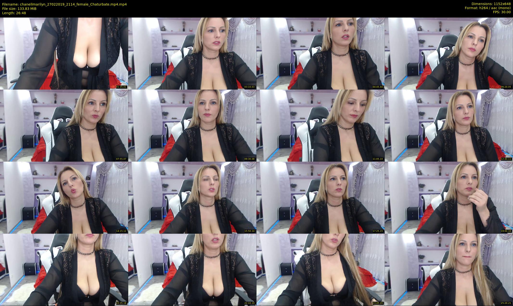 chanellmarilyn — 27 minute Chaturbate female cam show recording, 480p, Feb 27, 2019