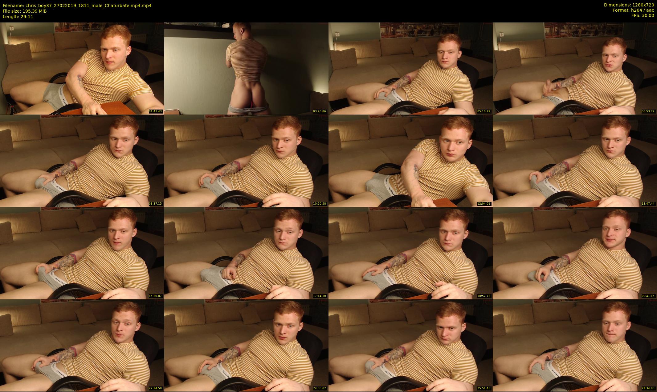 chris_boy37 — 30 minute Chaturbate male cam show recording, 720p, Feb 27, 2019