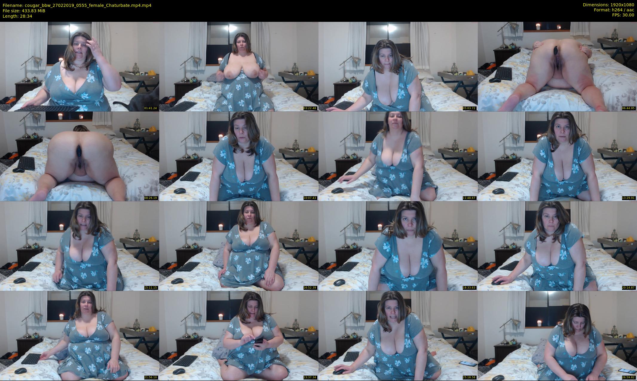 cougar_bbw — 29 minute Chaturbate female cam show recording, 1080p, Feb 27, 2019