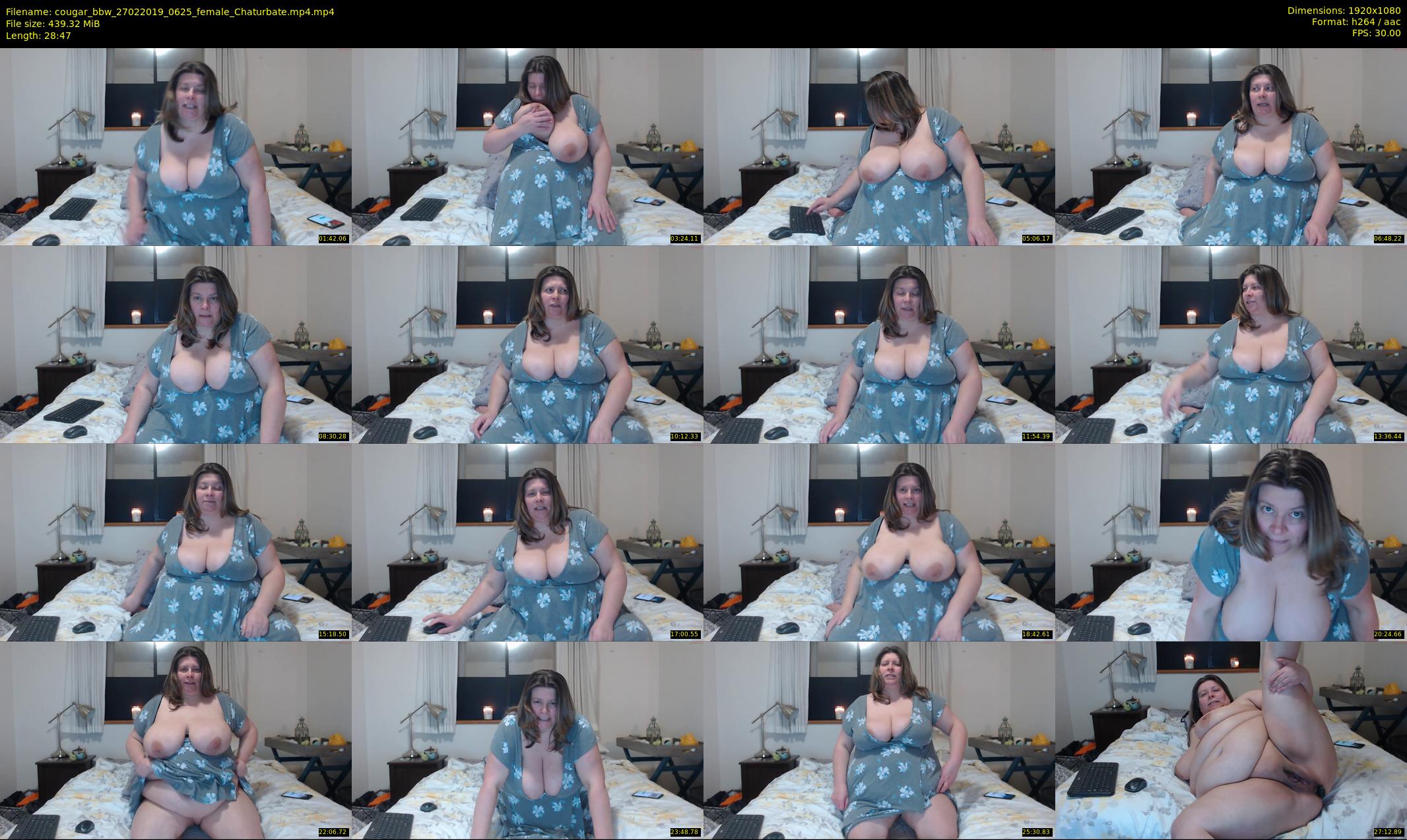cougar_bbw — 29 minute Chaturbate female cam show recording, 1080p, Feb 27, 2019