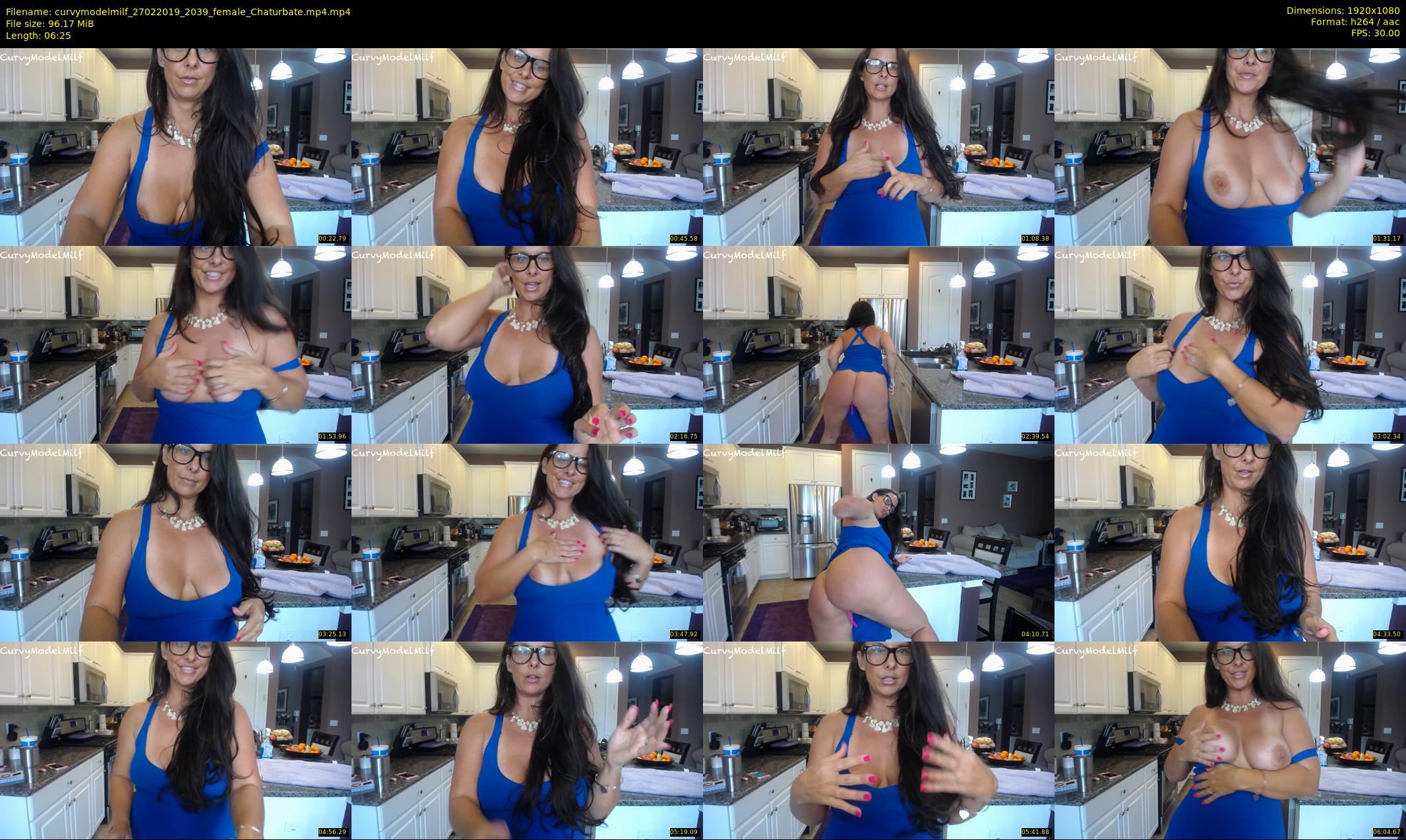 curvymodelmilf — 7 minute Chaturbate female cam show recording, 1080p, Feb 27, 2019