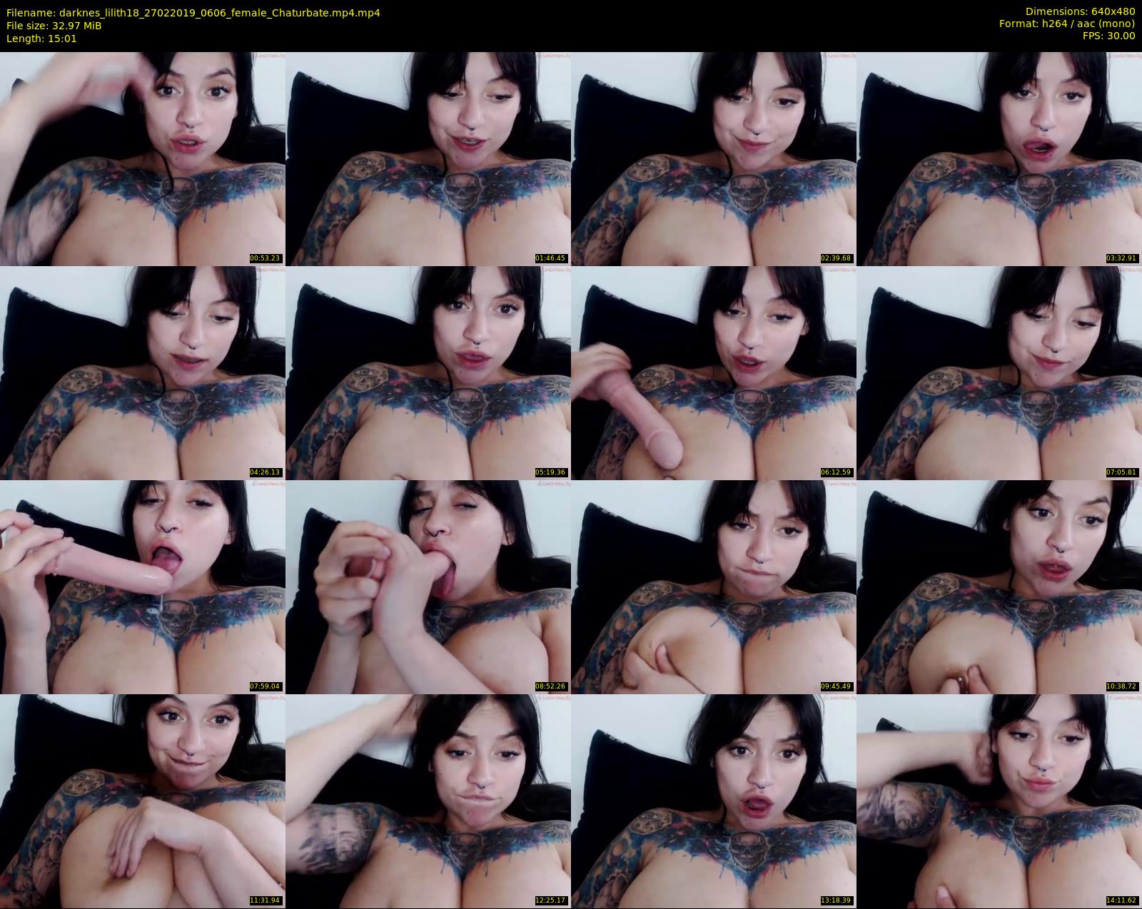 darknes_lilith18 — 16 minute Chaturbate female cam show recording, 480p, Feb 27, 2019