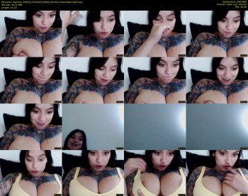 darknes_lilith18 — 15 minute Chaturbate female cam show recording, 480p, Feb 27, 2019