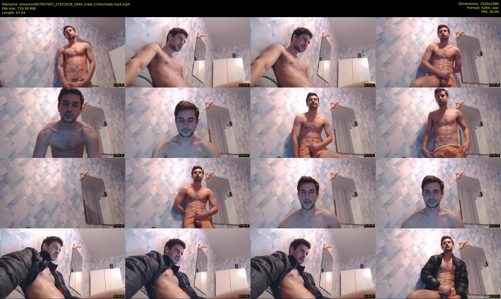dreamon007007007 — 48 minute Chaturbate male cam show recording, 1080p, Feb 27, 2019