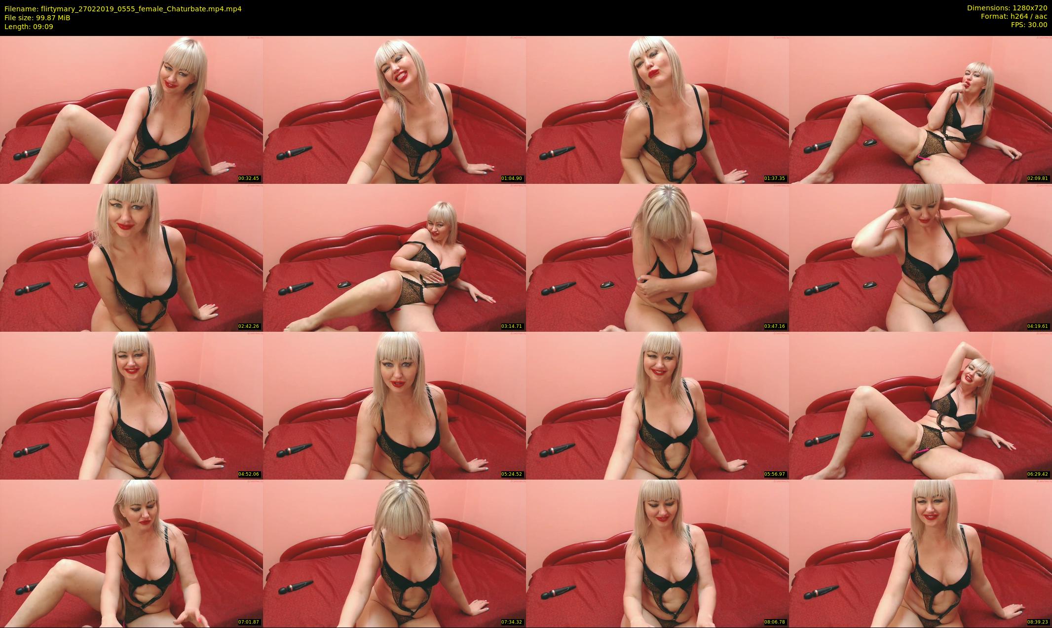 flirtymary — 10 minute Chaturbate female cam show recording, 720p, Feb 27, 2019