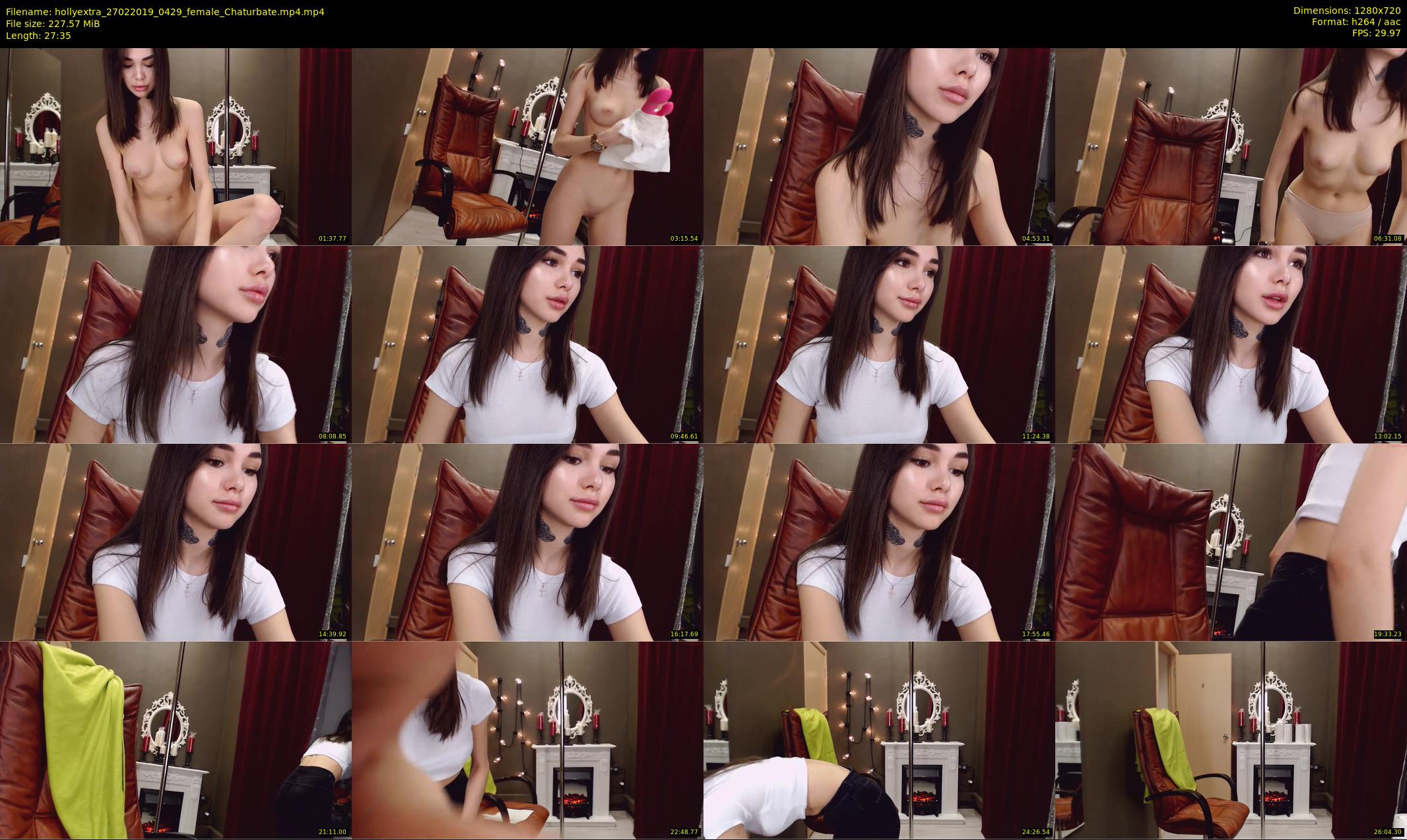 hollyextra — 28 minute Chaturbate female cam show recording, 720p, Feb 27, 2019