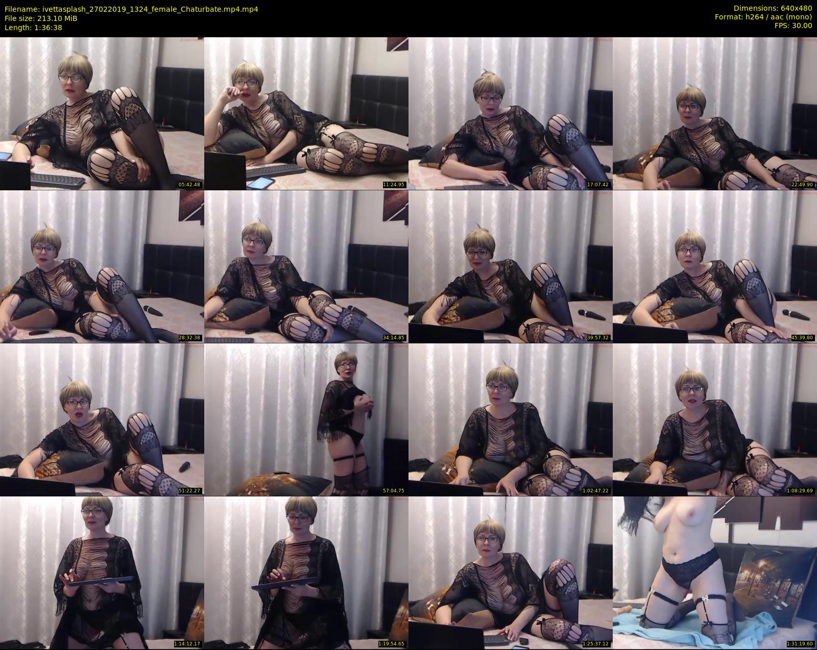 ivettasplash — 97 minute Chaturbate female cam show recording, 480p, Feb 27, 2019