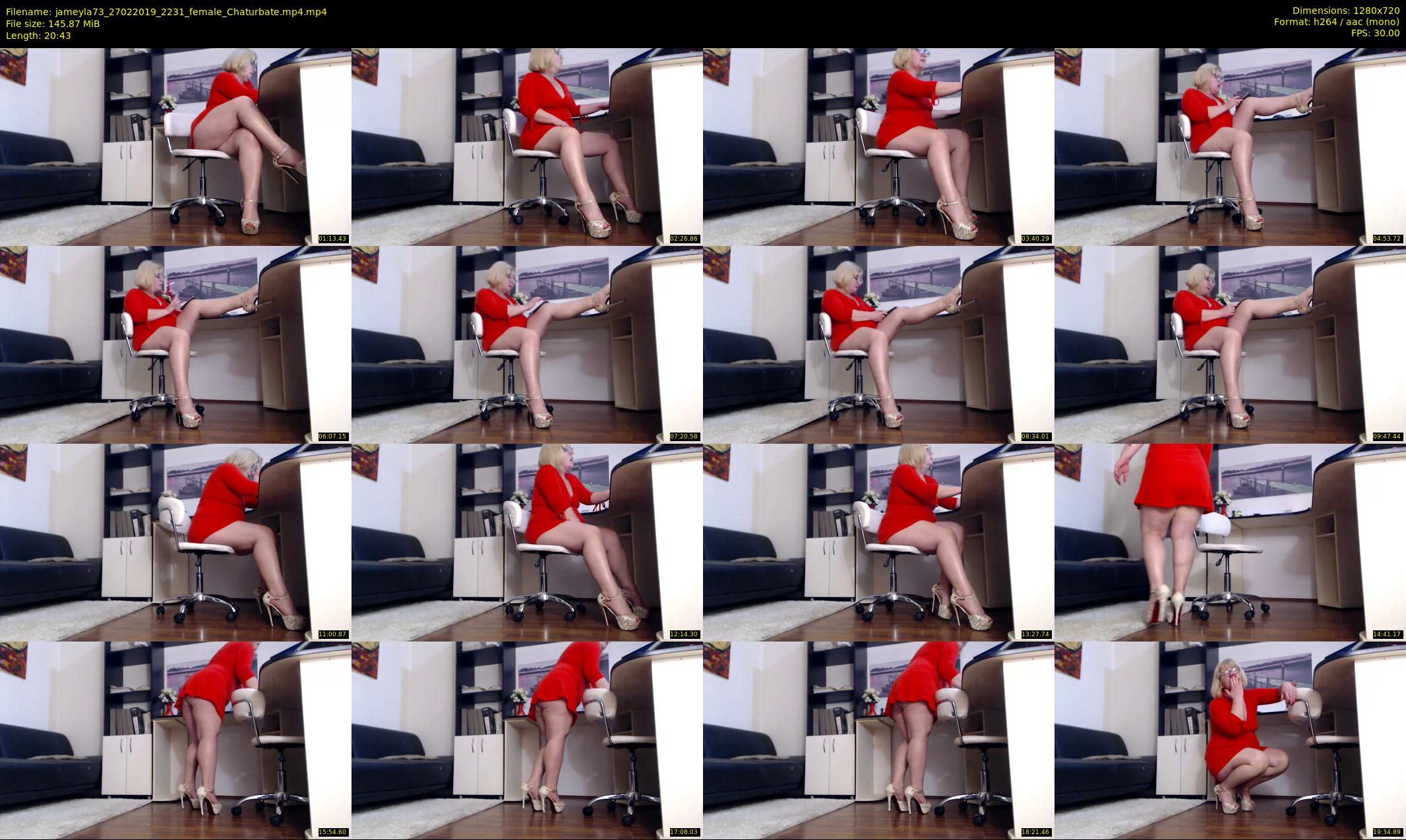 jameyla73 — 21 minute Chaturbate female cam show recording, 720p, Feb 27, 2019