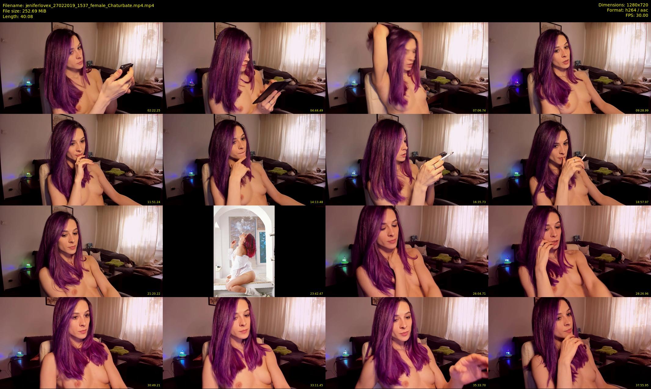 jeniferlovex — 41 minute Chaturbate female cam show recording, 720p, Feb 27, 2019