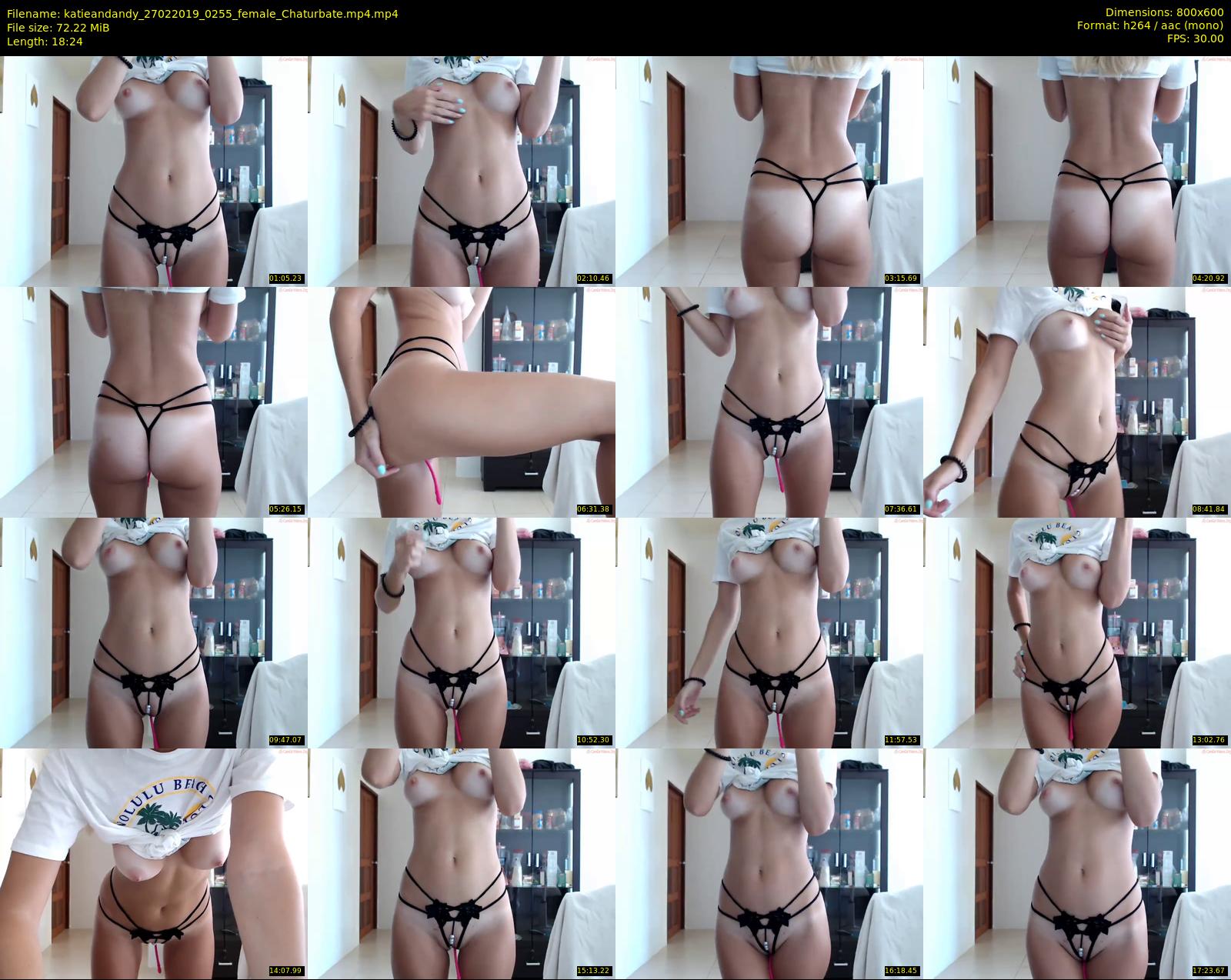katieandandy — 19 minute Chaturbate female cam show recording, 480p, Feb 27, 2019