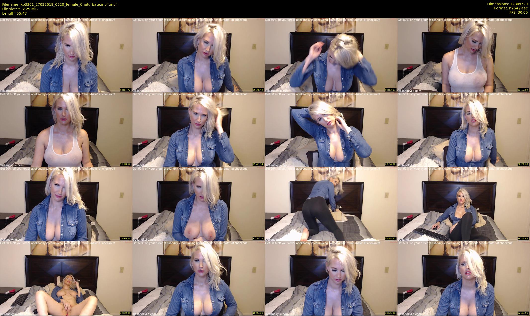 kb3301 — 56 minute Chaturbate couple cam show recording, 720p, Feb 27, 2019