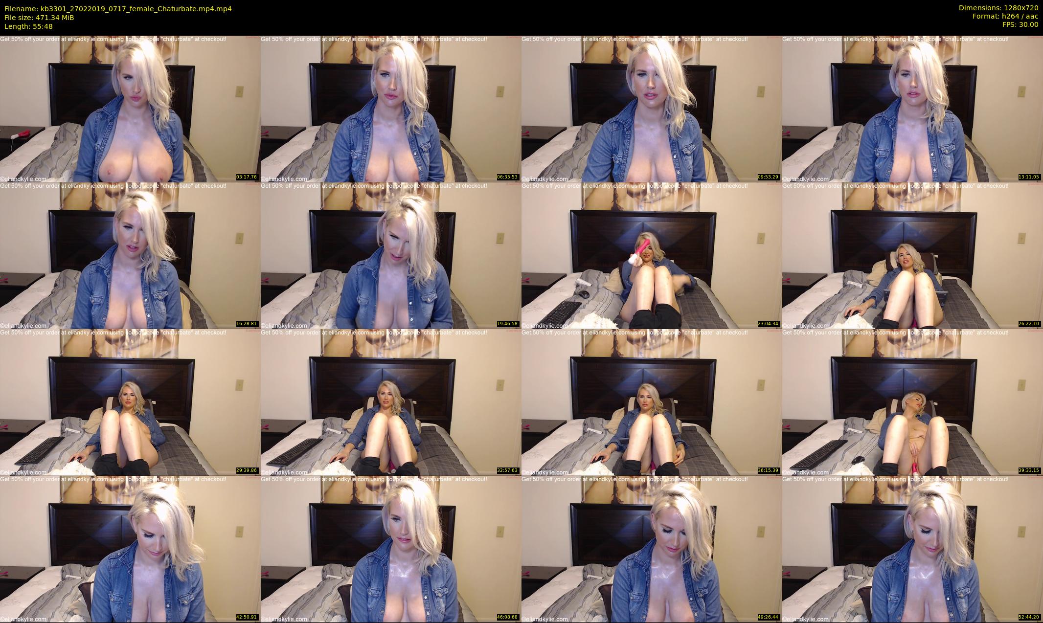 kb3301 — 56 minute Chaturbate couple cam show recording, 720p, Feb 27, 2019