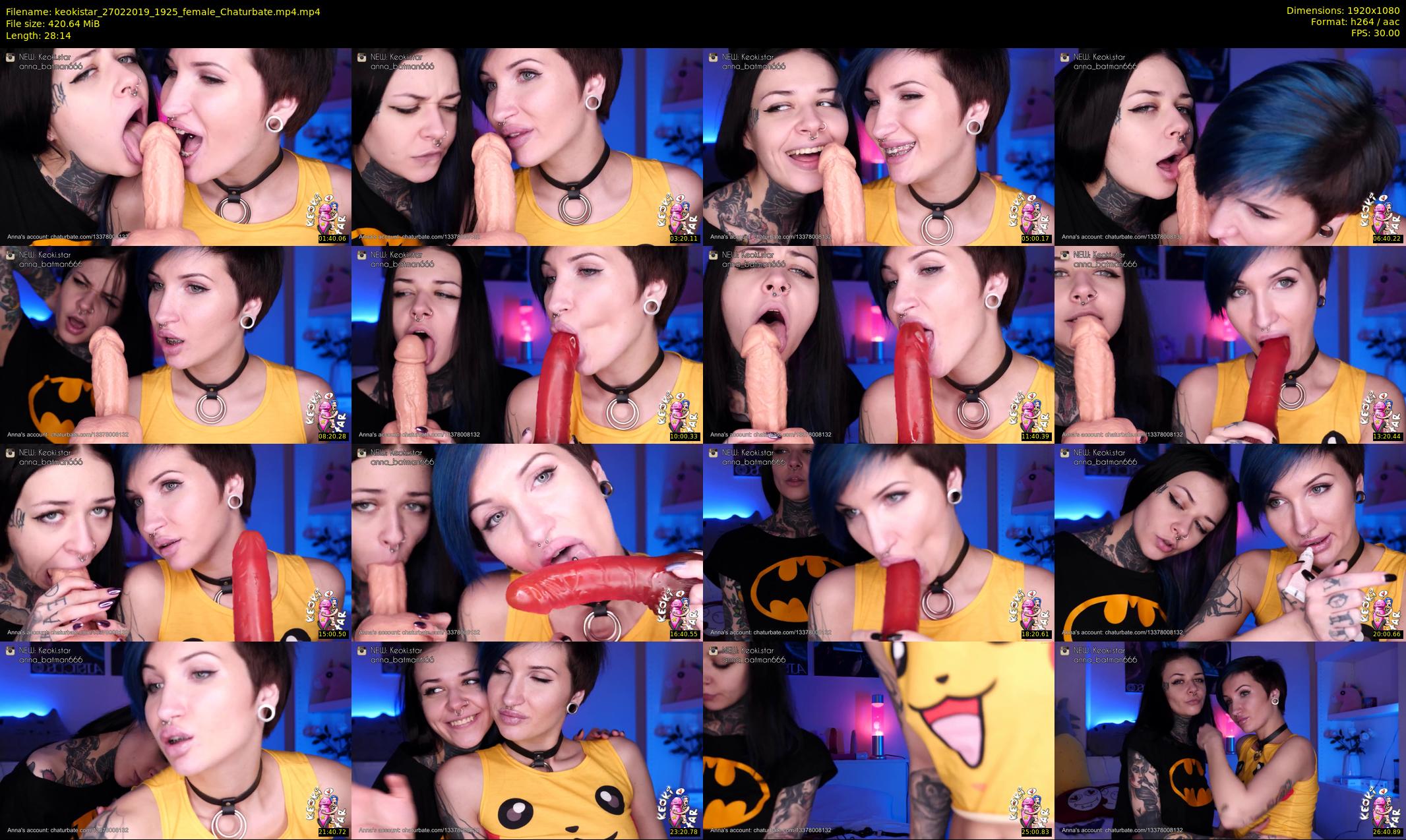 keokistar — 29 minute Chaturbate female cam show recording, 1080p, Feb 27, 2019