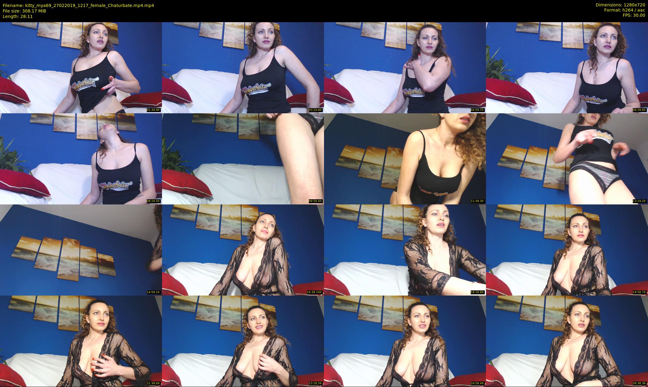 kitty_mya69 — 29 minute Chaturbate female cam show recording, 720p, Feb 27, 2019