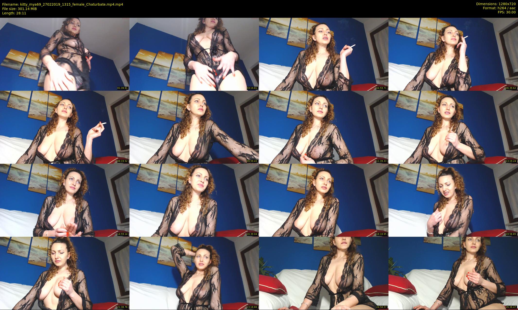 kitty_mya69 — 29 minute Chaturbate female cam show recording, 720p, Feb 27, 2019